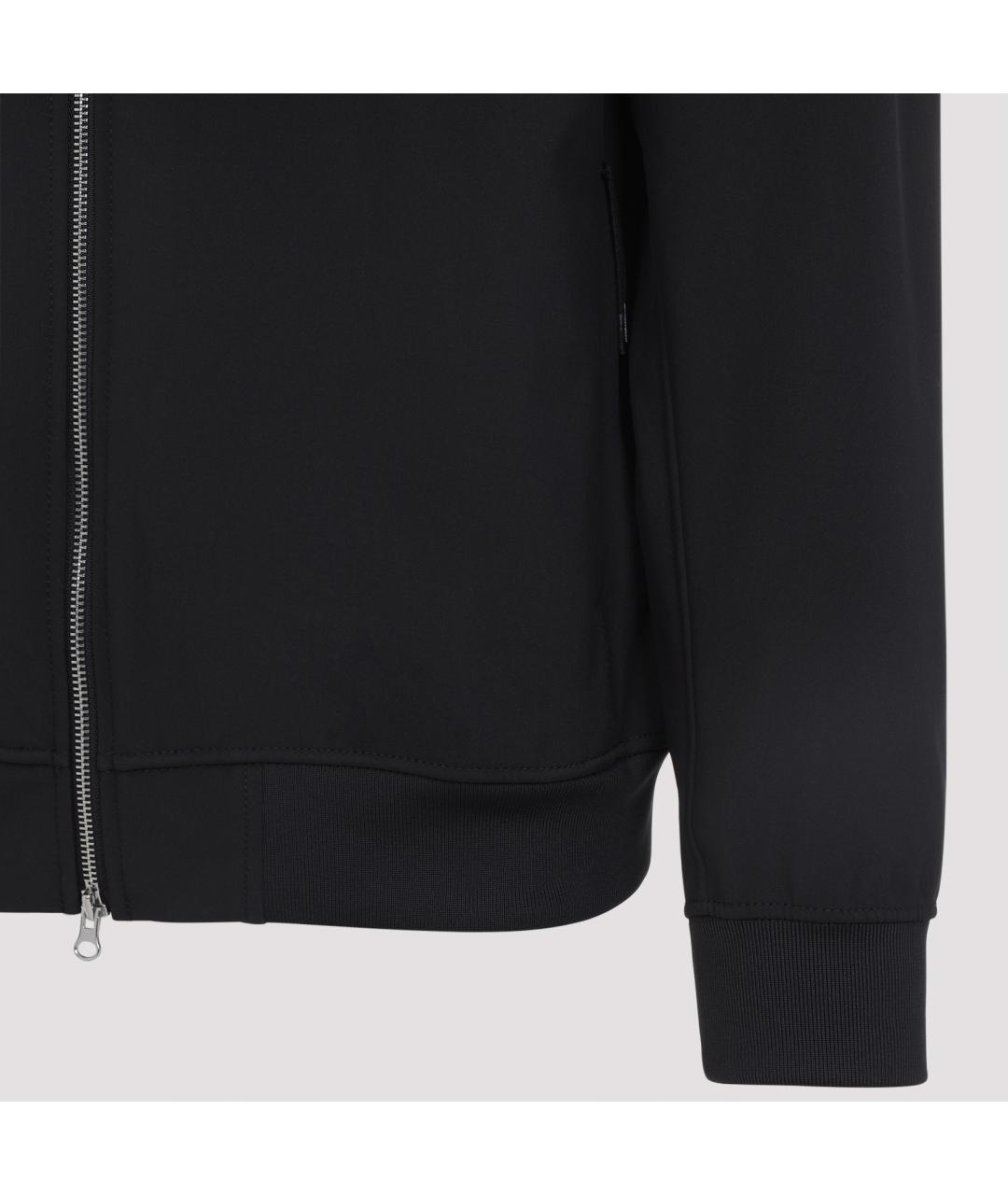 STONE ISLAND Черная полиэстеровая куртка, фото 3
