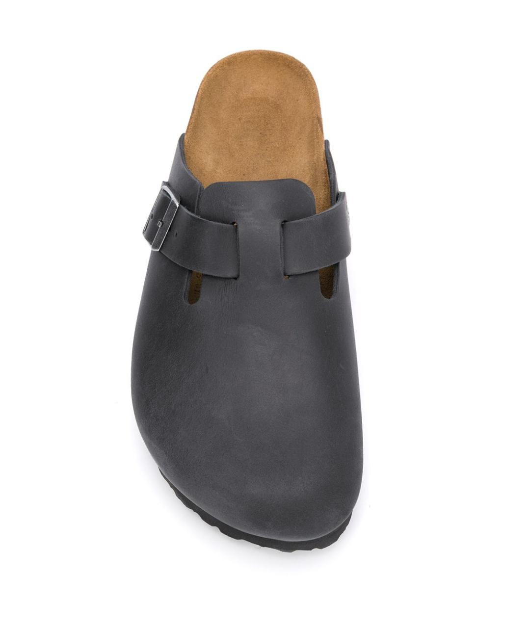 BIRKENSTOCK Черные кожаные сандалии, фото 2