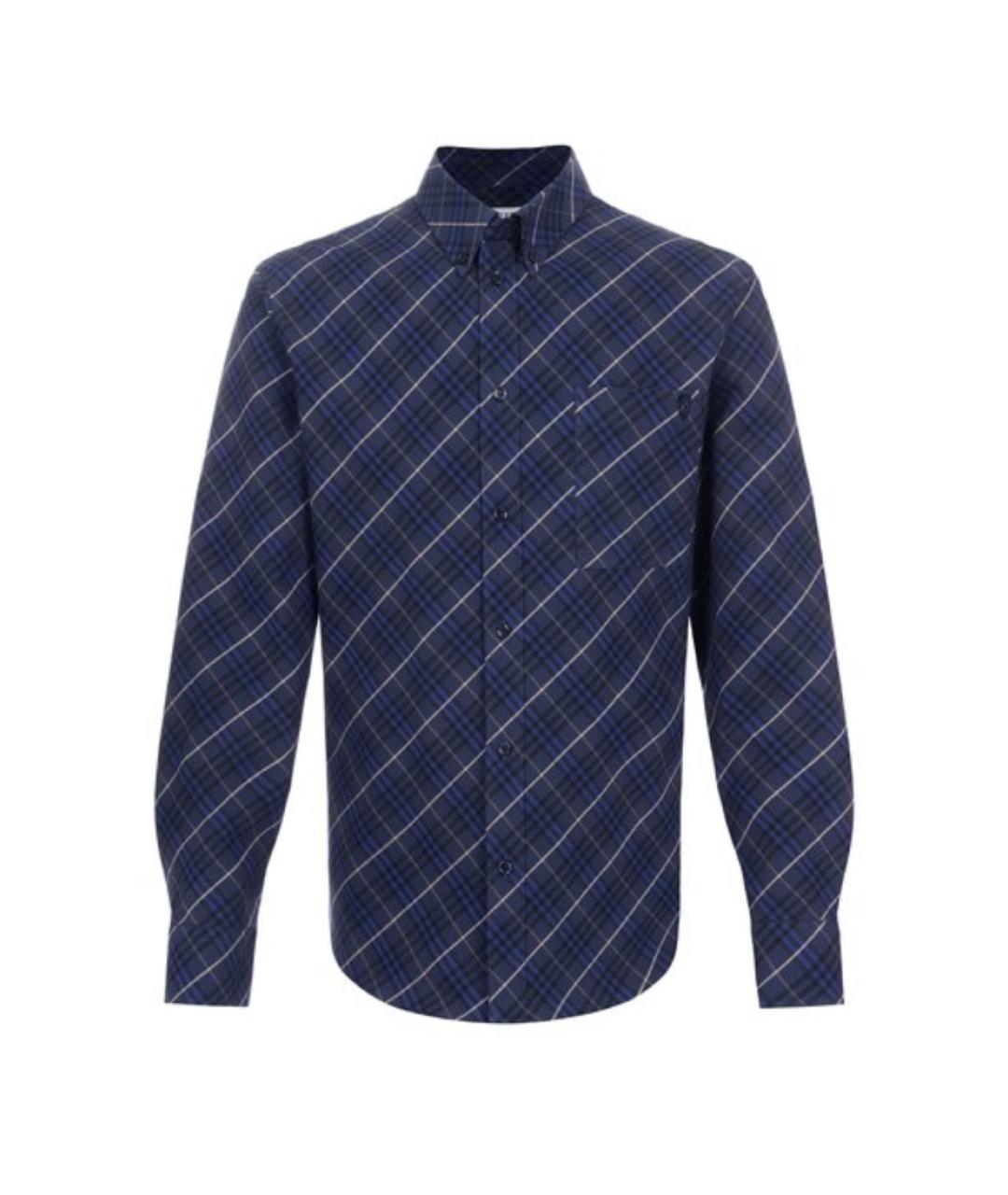 BURBERRY Темно-синяя кэжуал рубашка, фото 1