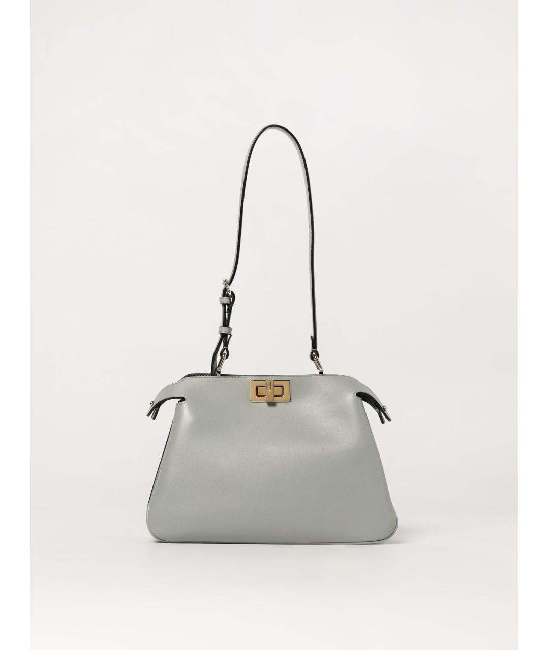FENDI Серая сумка через плечо, фото 6