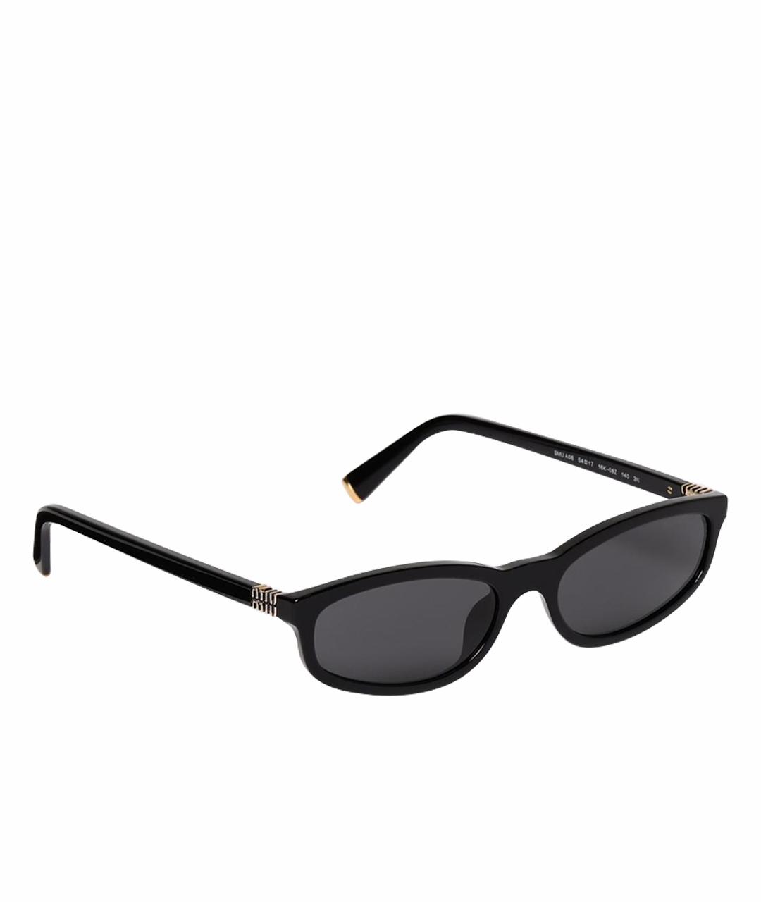 MIU MIU Черные солнцезащитные очки, фото 1