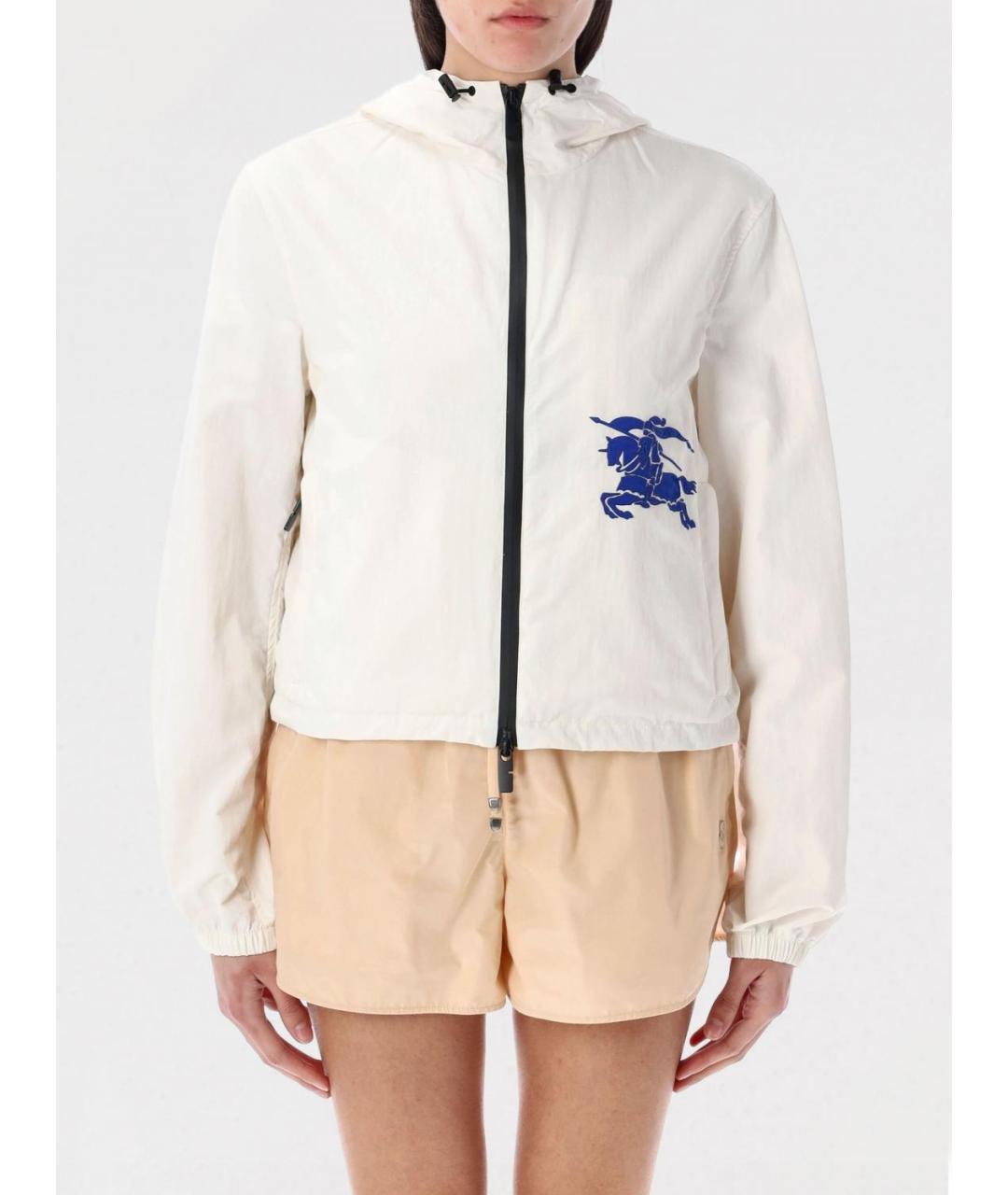 BURBERRY Белая куртка, фото 2