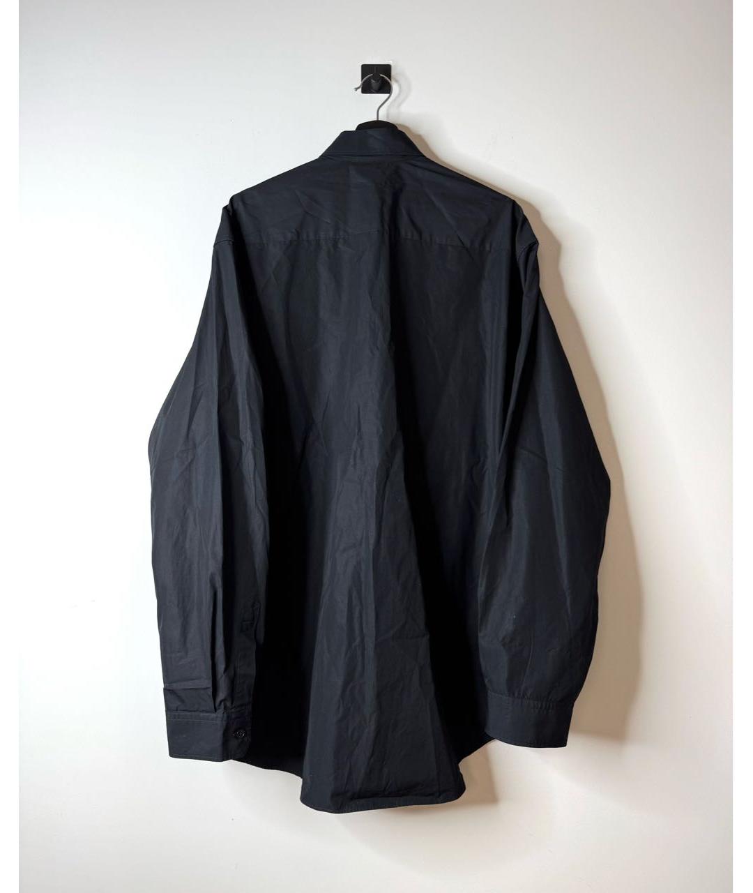 VETEMENTS Черная хлопковая рубашка, фото 3