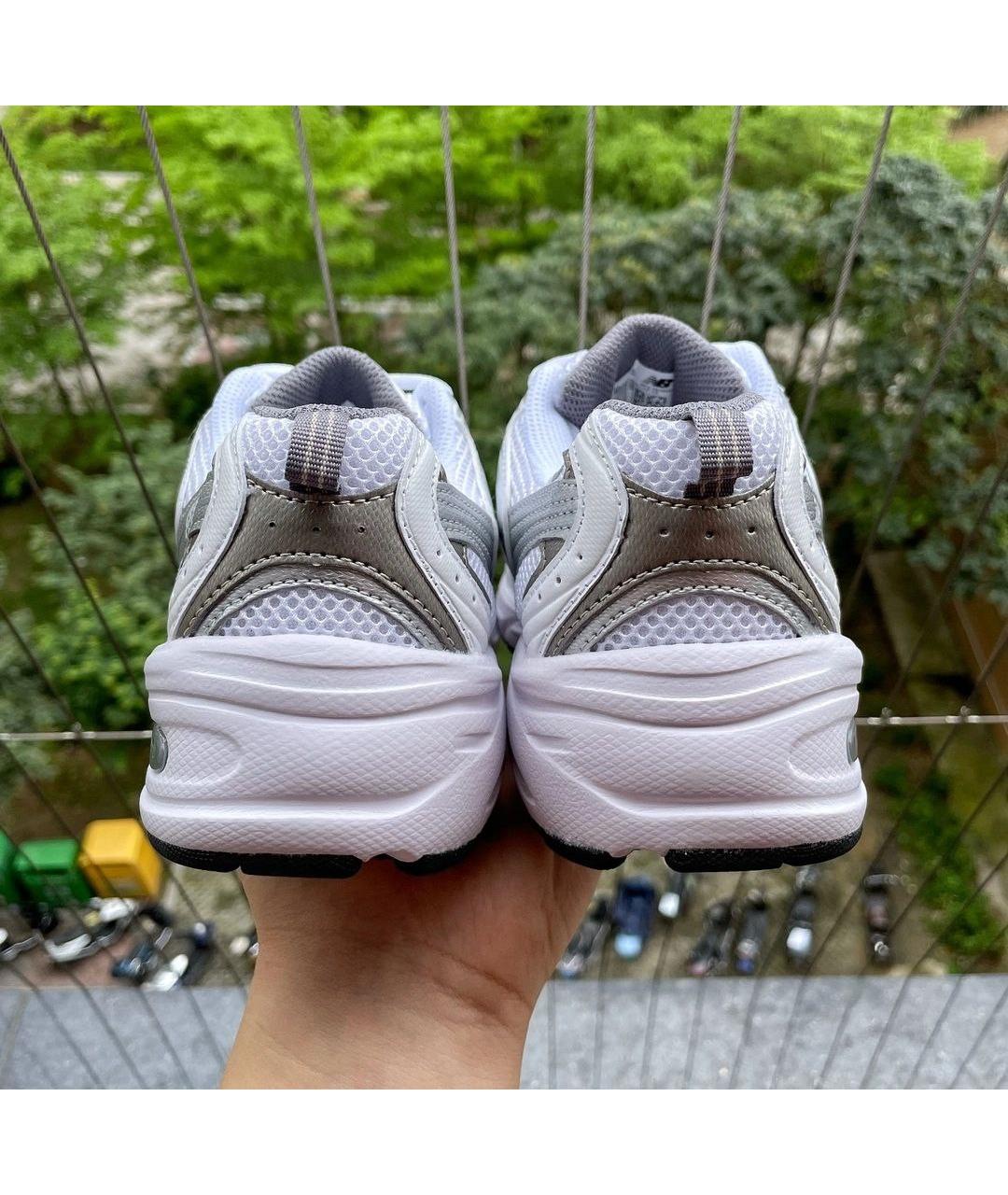 NEW BALANCE Серебряные низкие кроссовки / кеды, фото 6