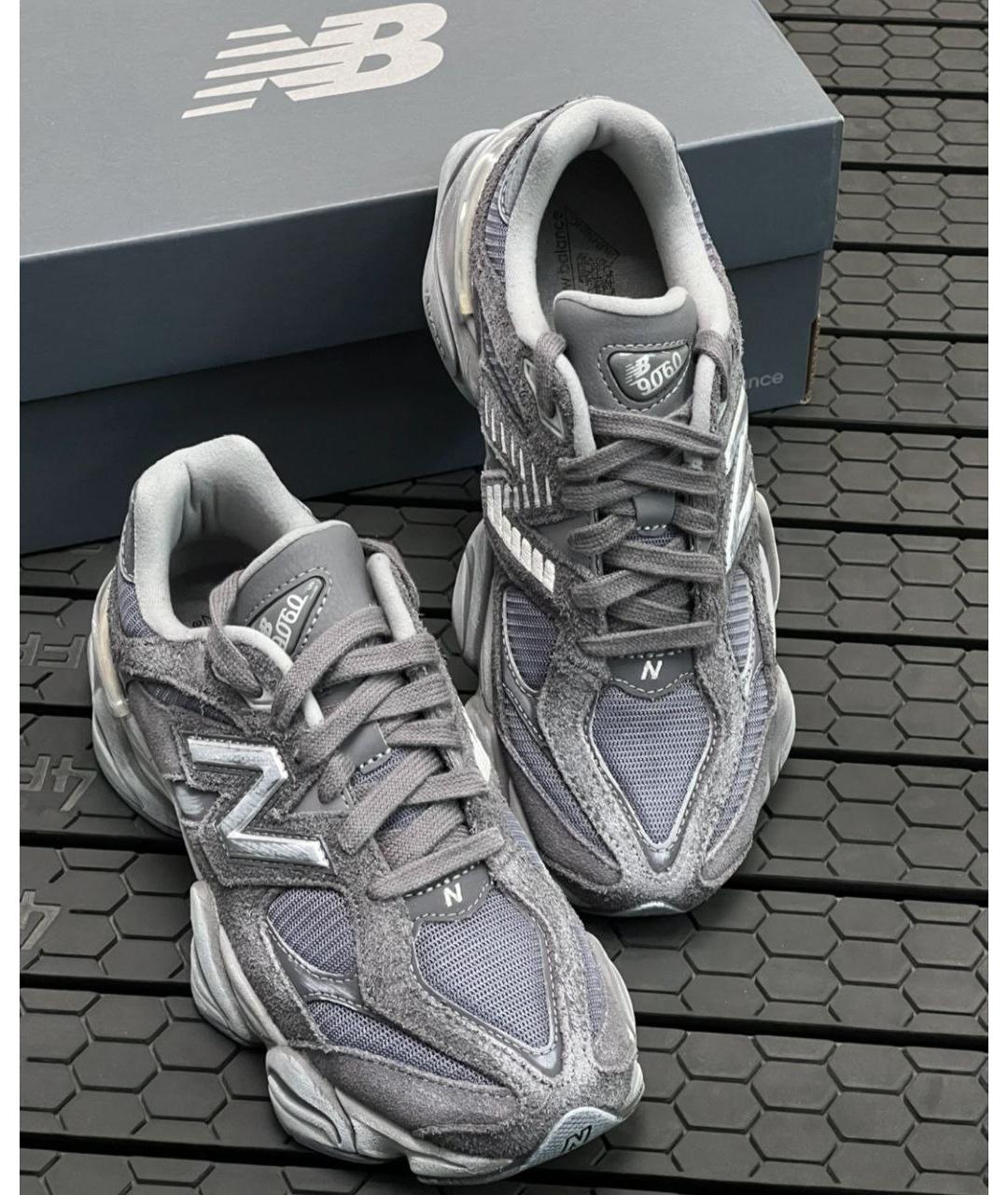 NEW BALANCE Серые низкие кроссовки / кеды, фото 3