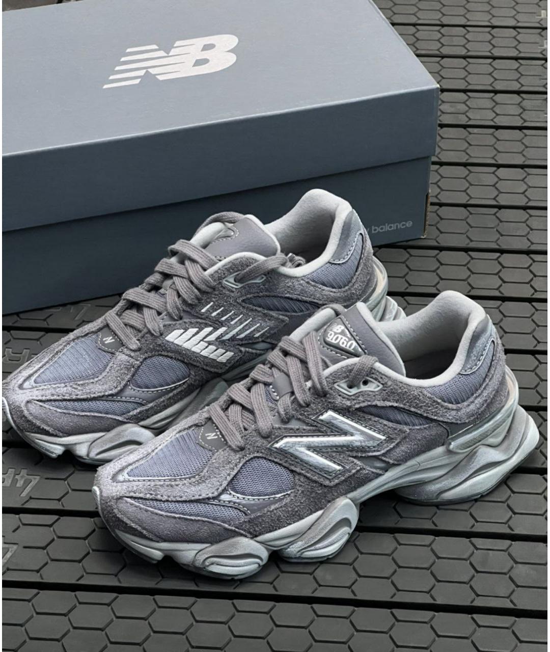 NEW BALANCE Серые низкие кроссовки / кеды, фото 2