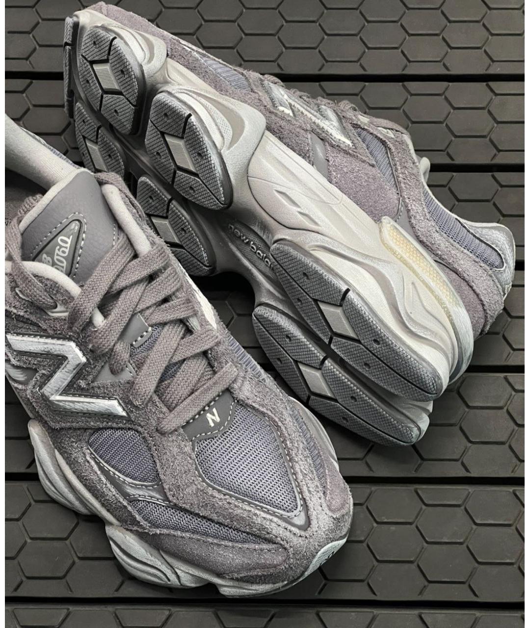 NEW BALANCE Серые низкие кроссовки / кеды, фото 4