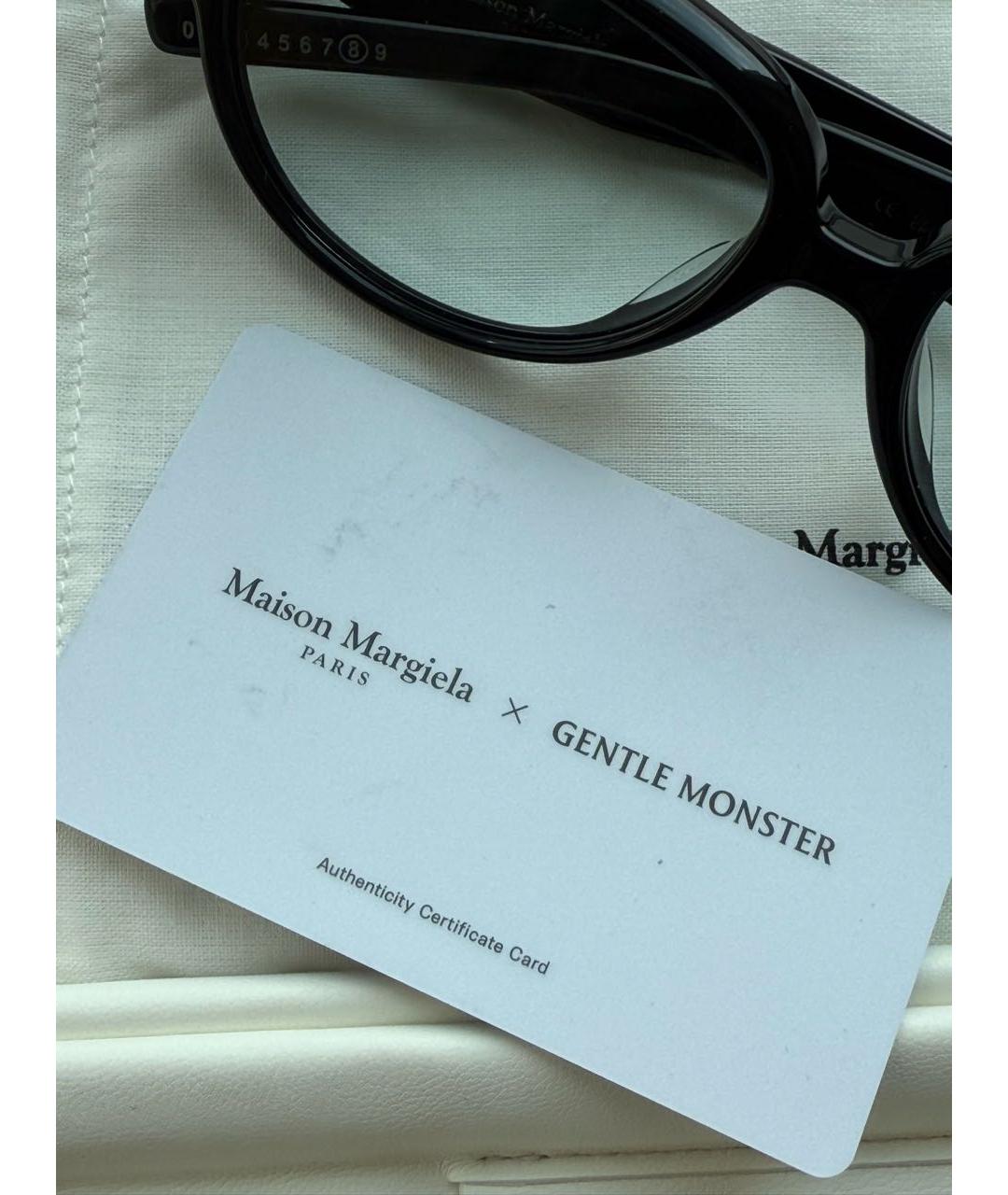 GENTLE MONSTER Черные пластиковые солнцезащитные очки, фото 4