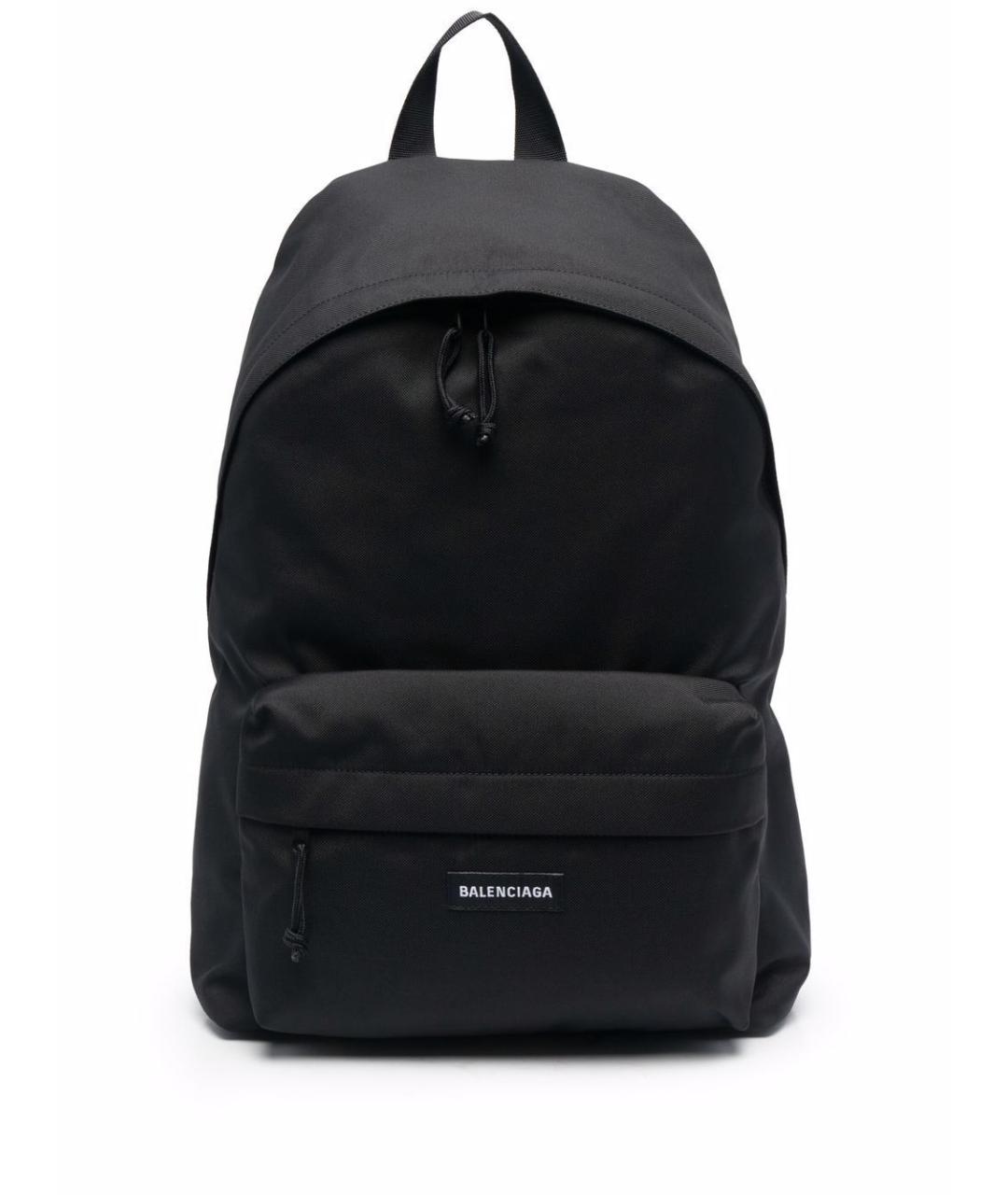 BALENCIAGA Черный синтетический рюкзак, фото 1