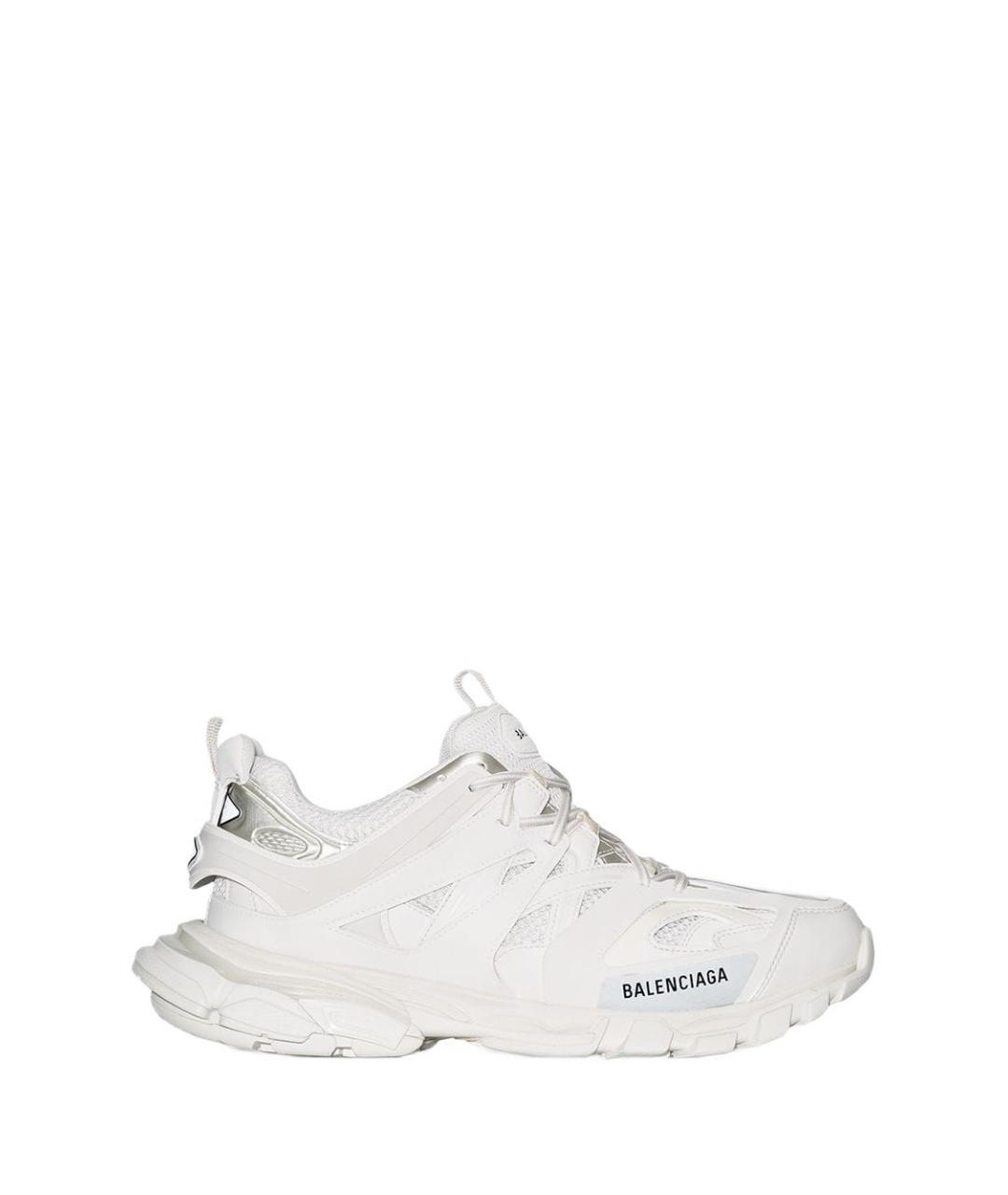 BALENCIAGA Белые синтетические низкие кроссовки / кеды, фото 1