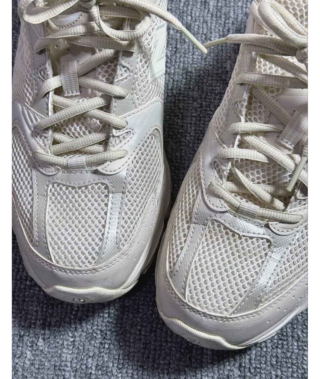 NEW BALANCE Бежевые низкие кроссовки / кеды, фото 5