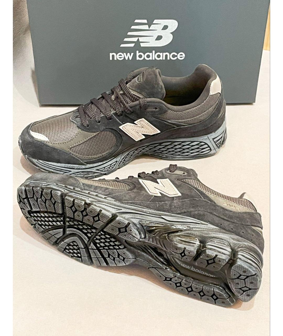 NEW BALANCE Серые низкие кроссовки / кеды, фото 4