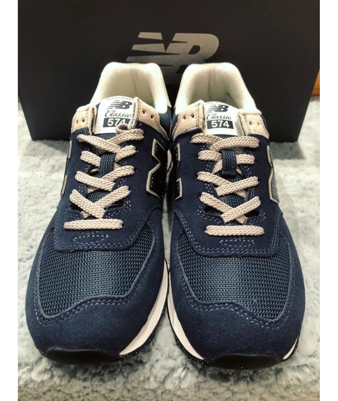 NEW BALANCE Синие низкие кроссовки / кеды, фото 2