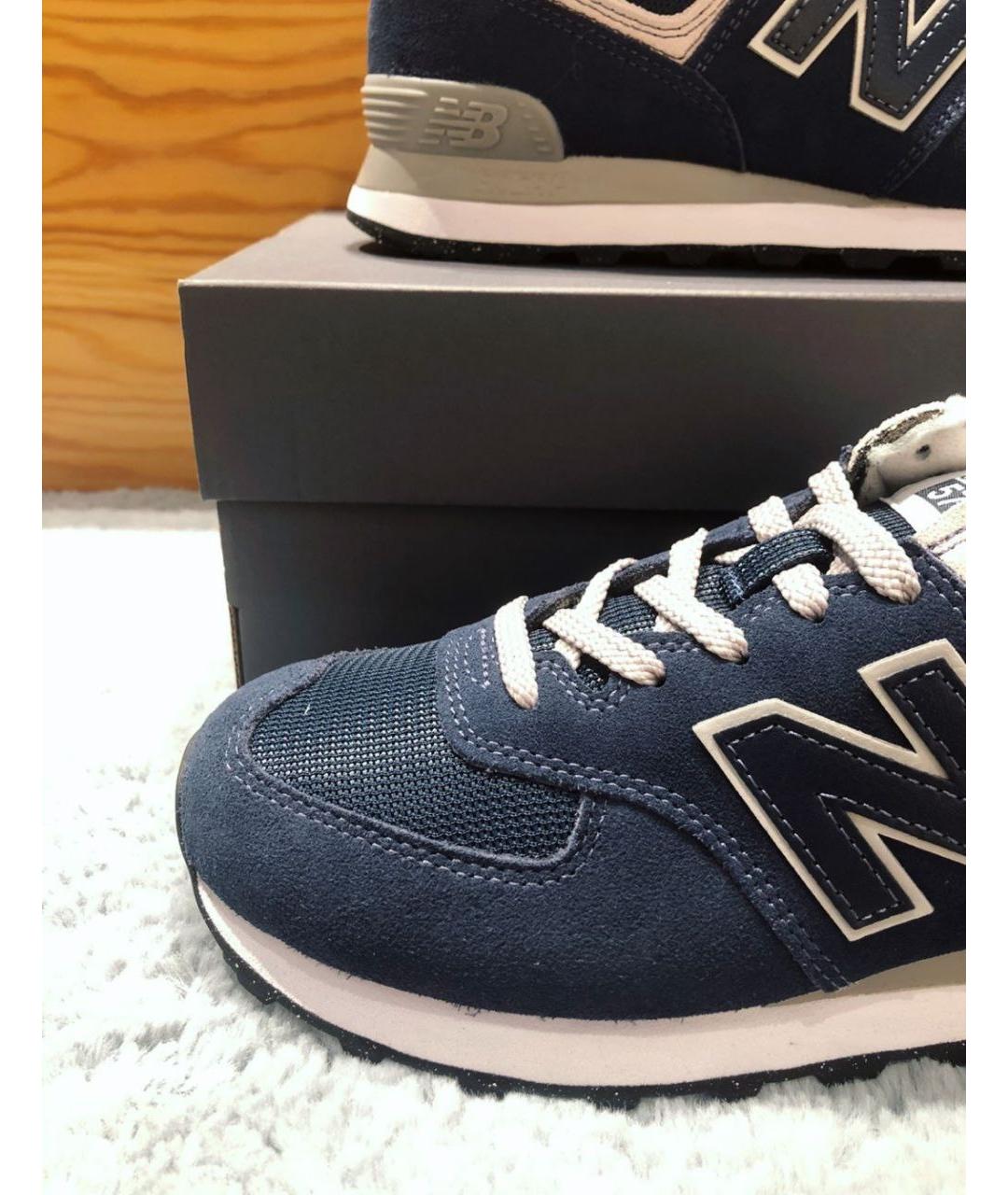 NEW BALANCE Синие низкие кроссовки / кеды, фото 5