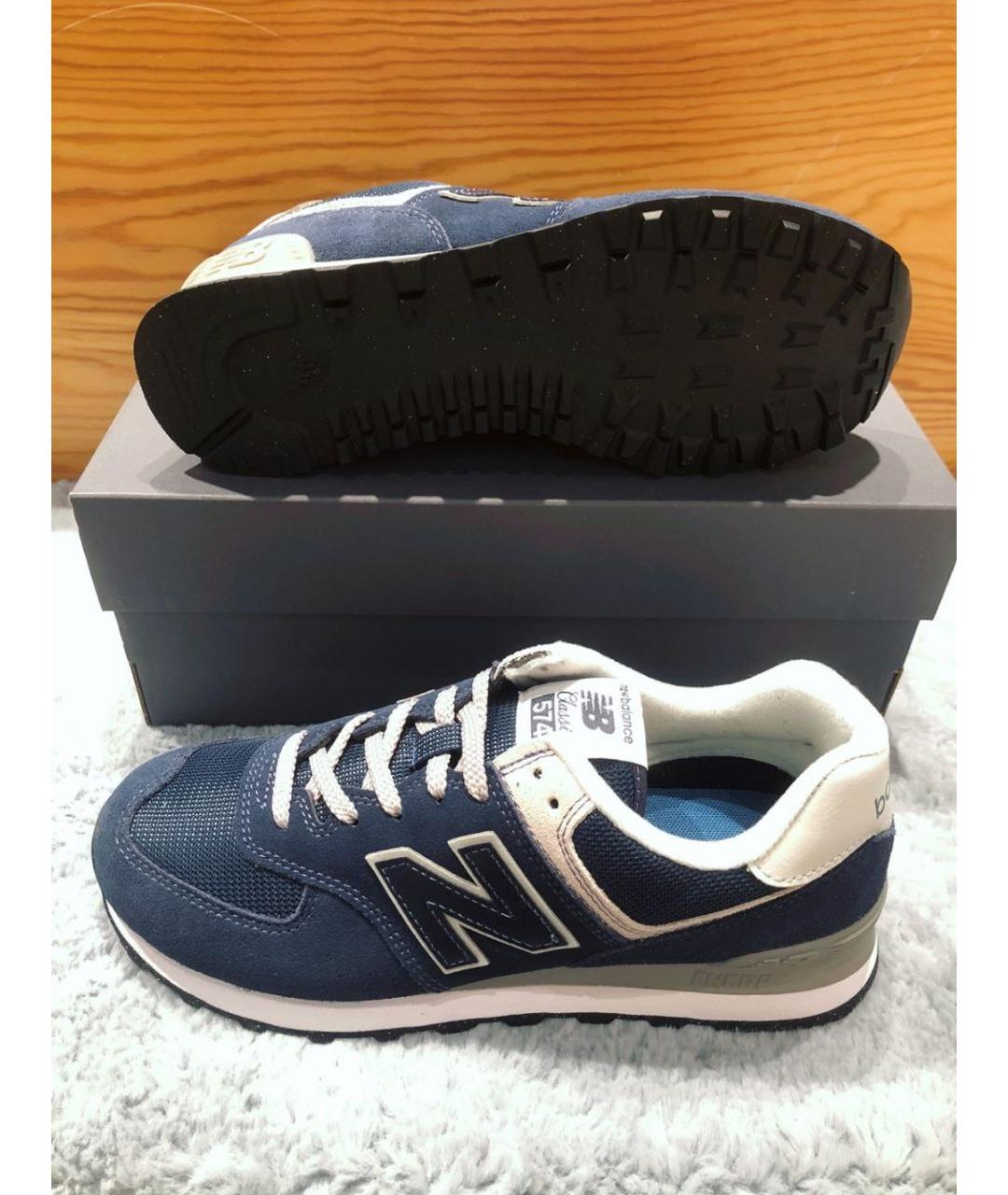 NEW BALANCE Синие низкие кроссовки / кеды, фото 4
