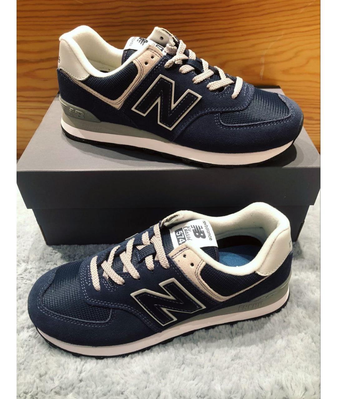 NEW BALANCE Синие низкие кроссовки / кеды, фото 3