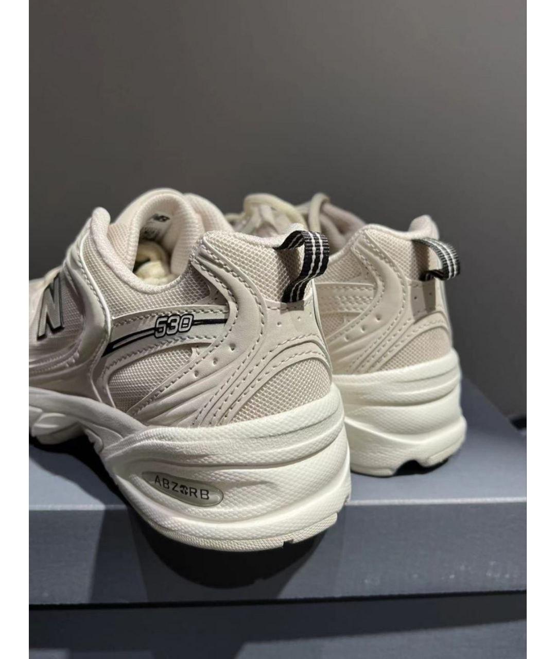 NEW BALANCE Бежевые кроссовки, фото 4