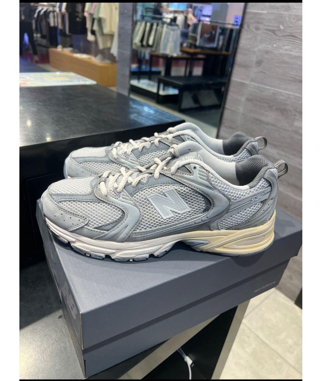 NEW BALANCE Серые кроссовки, фото 3
