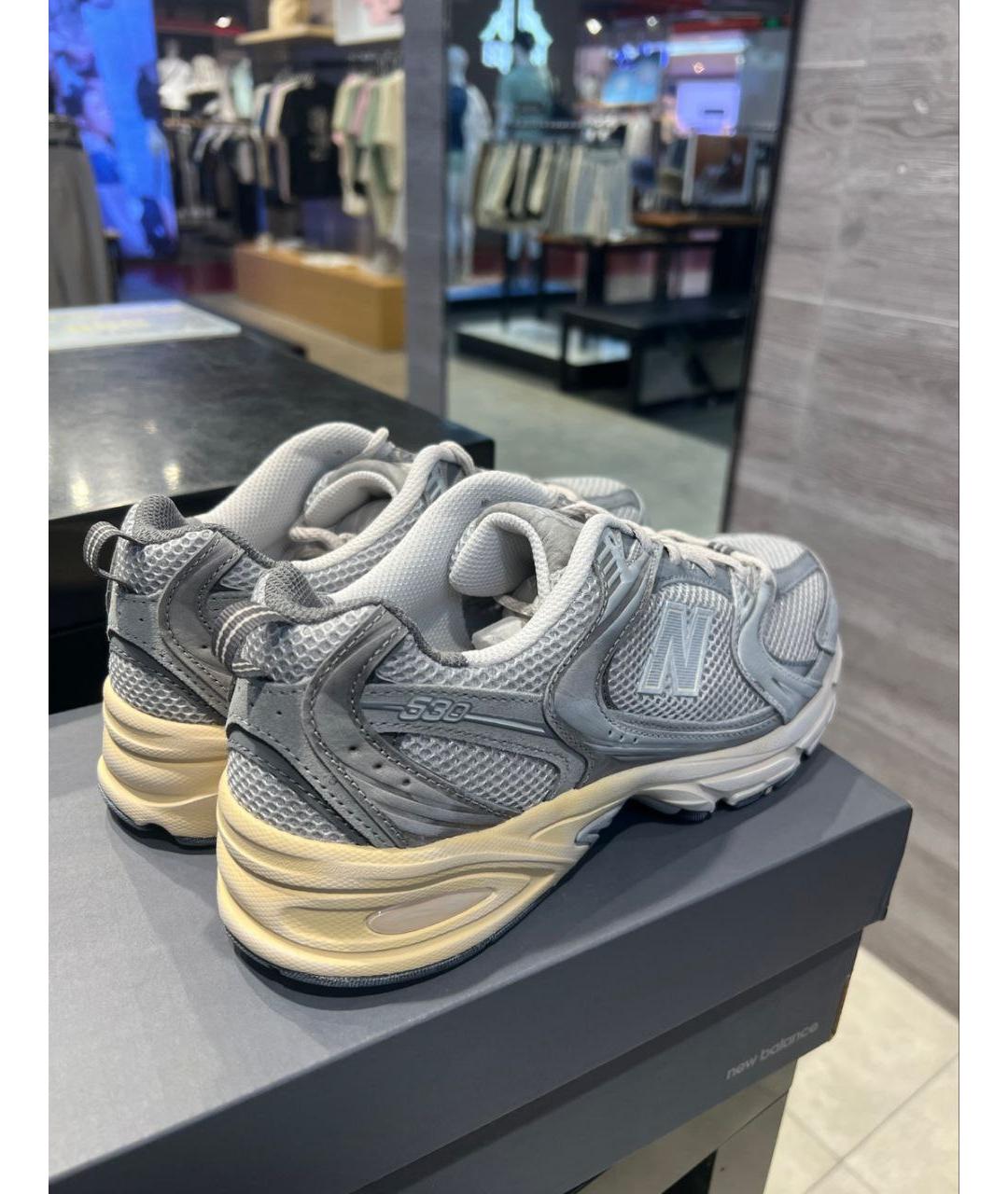 NEW BALANCE Серые кроссовки, фото 4