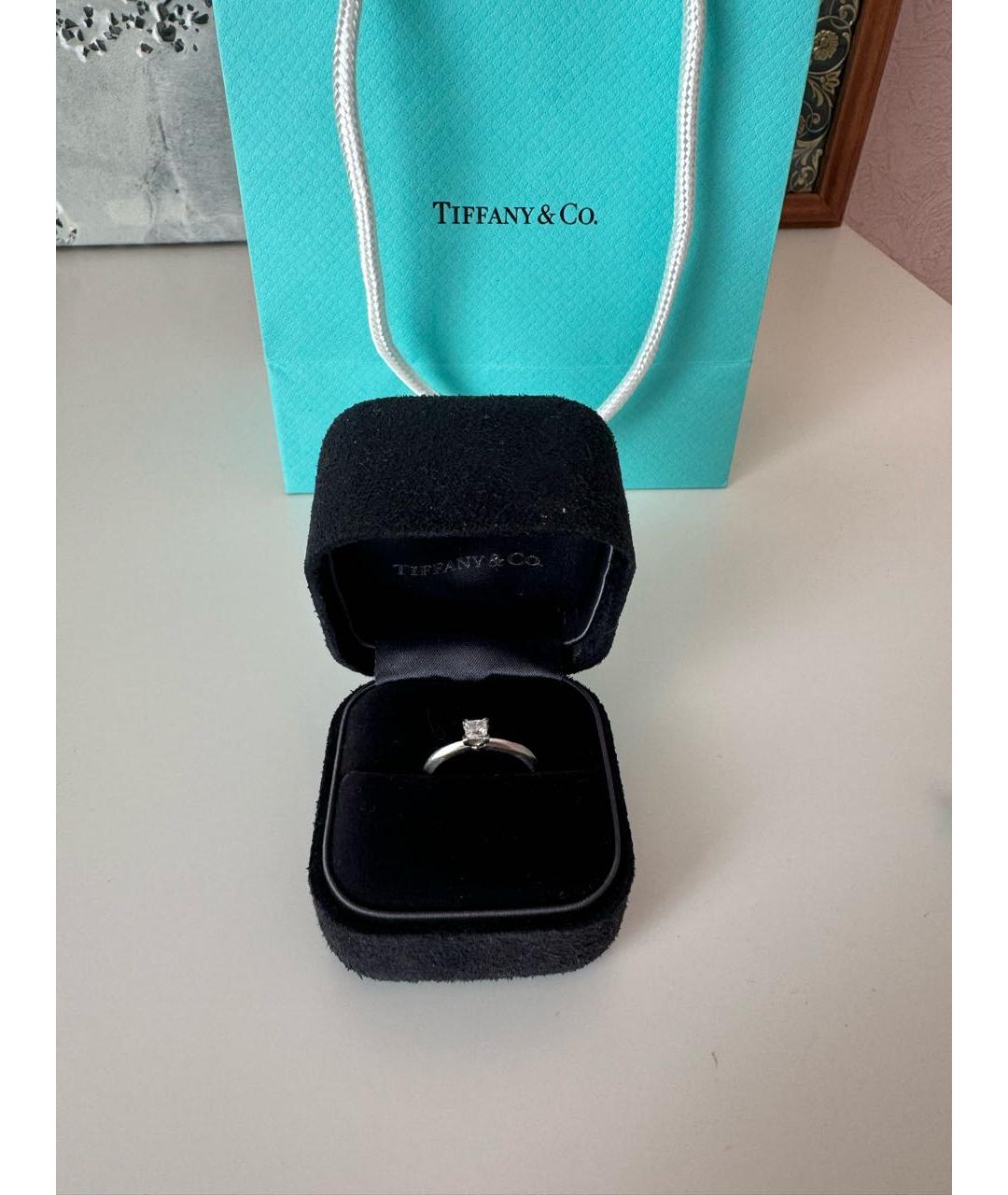 TIFFANY&CO Платиновое кольцо, фото 4