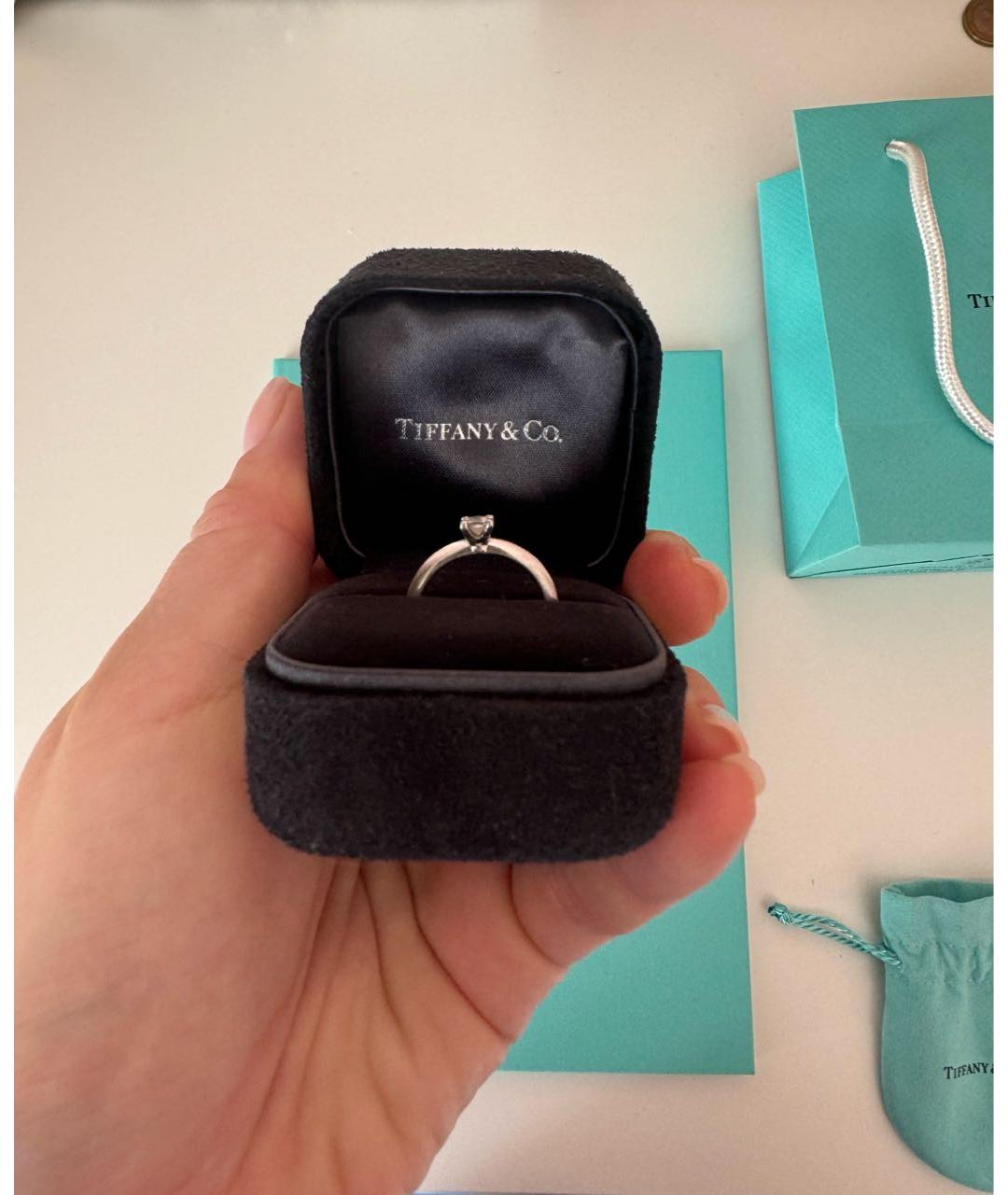 TIFFANY&CO Платиновое кольцо, фото 2
