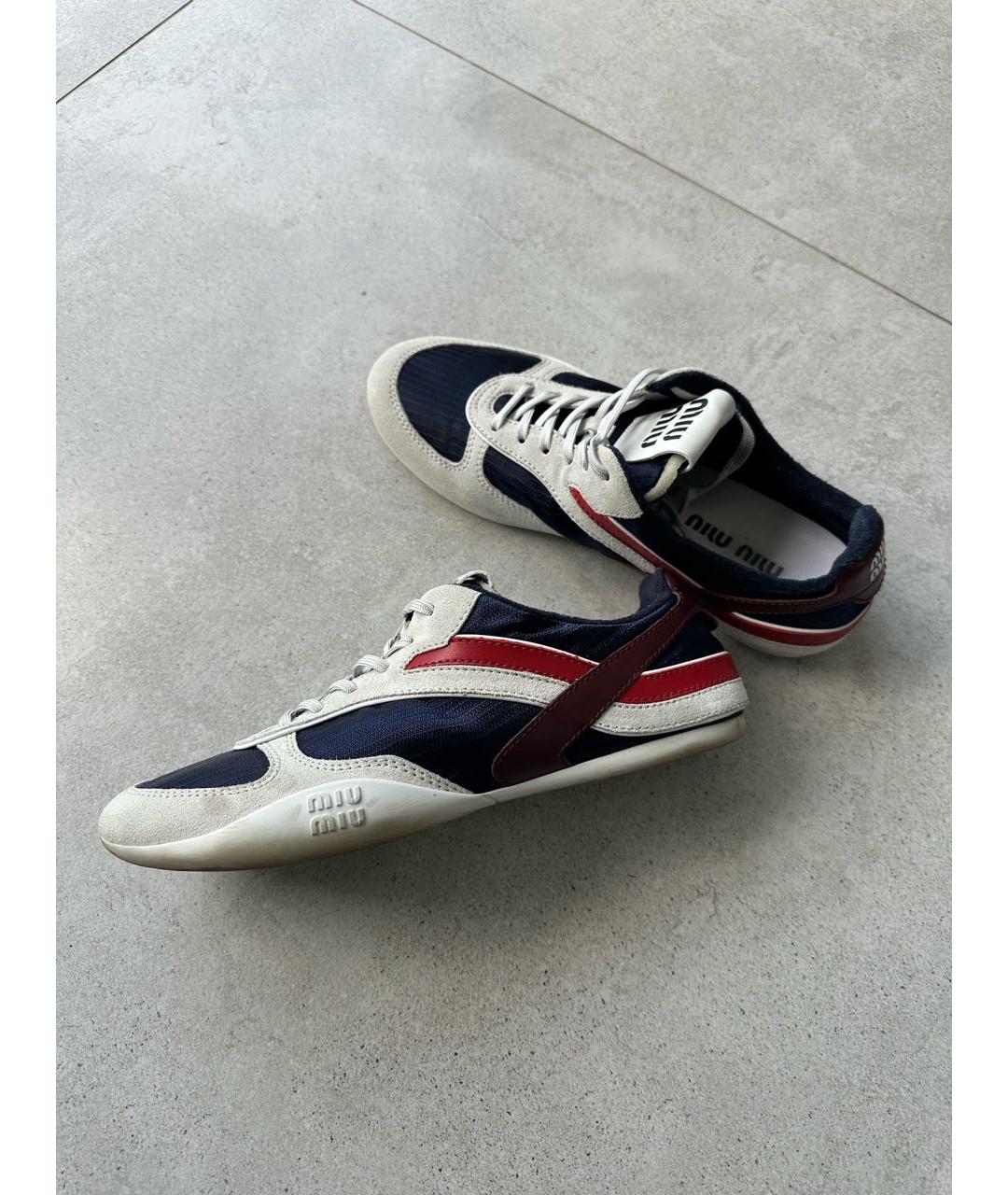 MIU MIU Кожаные кроссовки, фото 6