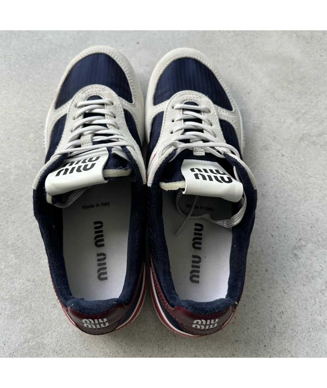 MIU MIU Кожаные кроссовки, фото 4