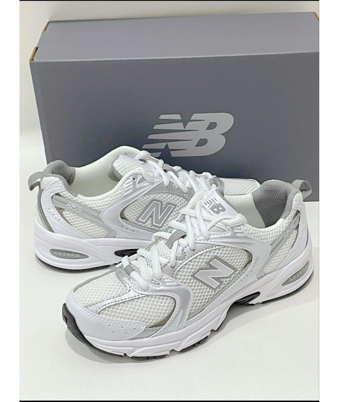 NEW BALANCE Серебряные кроссовки, фото 3