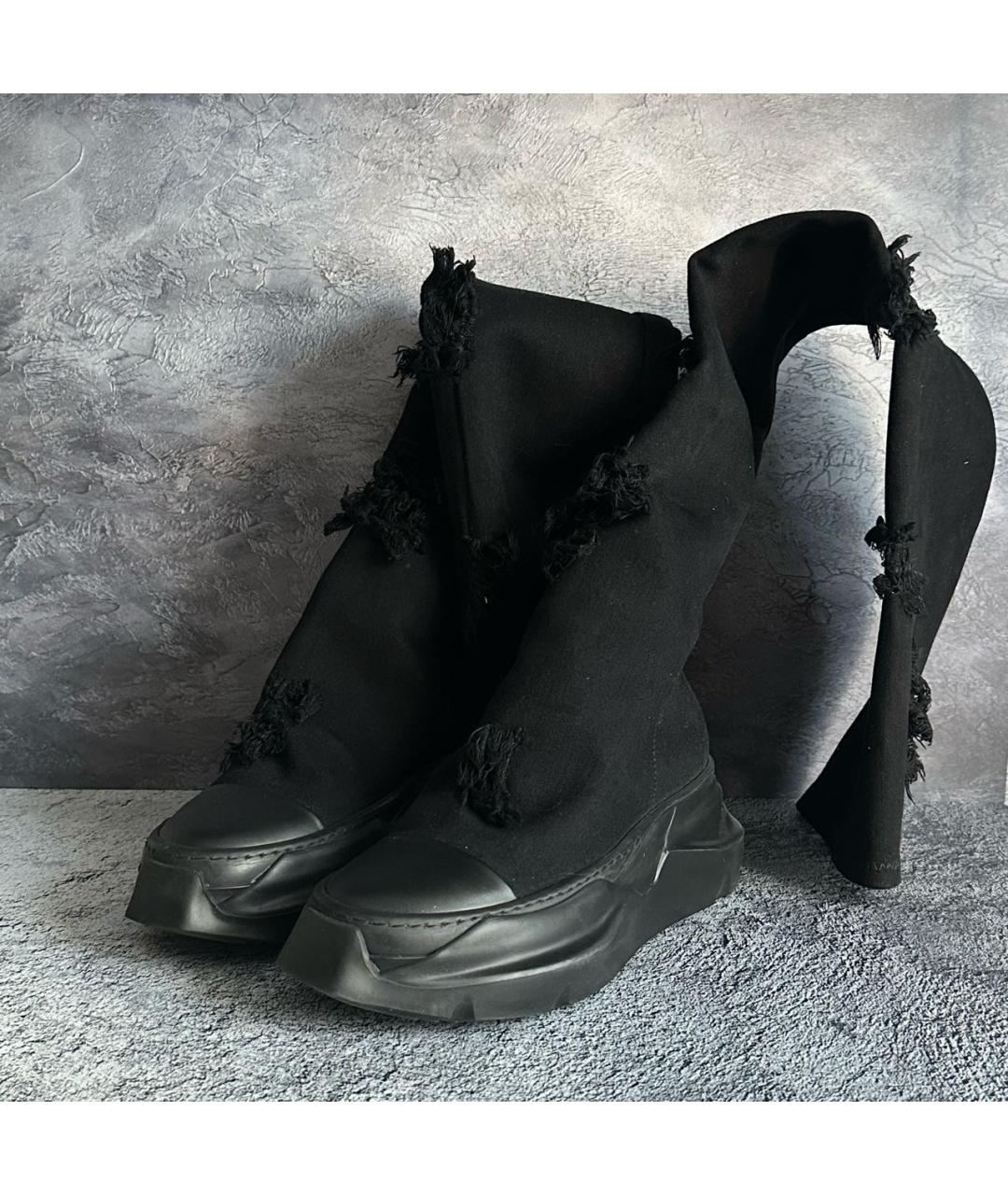 RICK OWENS DRKSHDW Черные кеды, фото 2