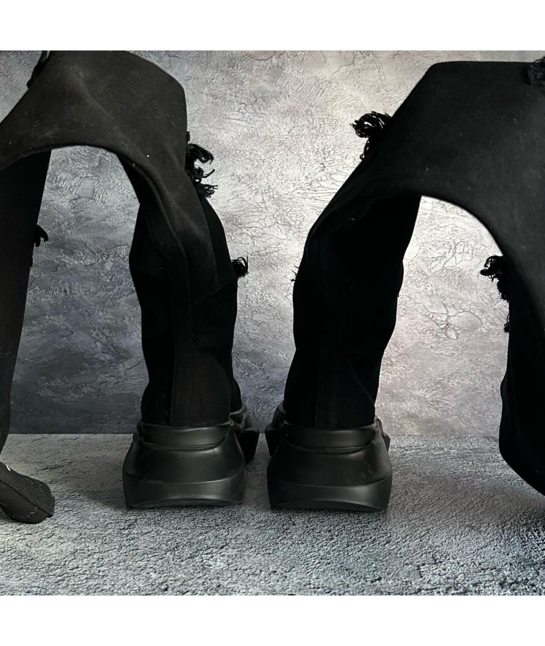 RICK OWENS DRKSHDW Черные кеды, фото 4