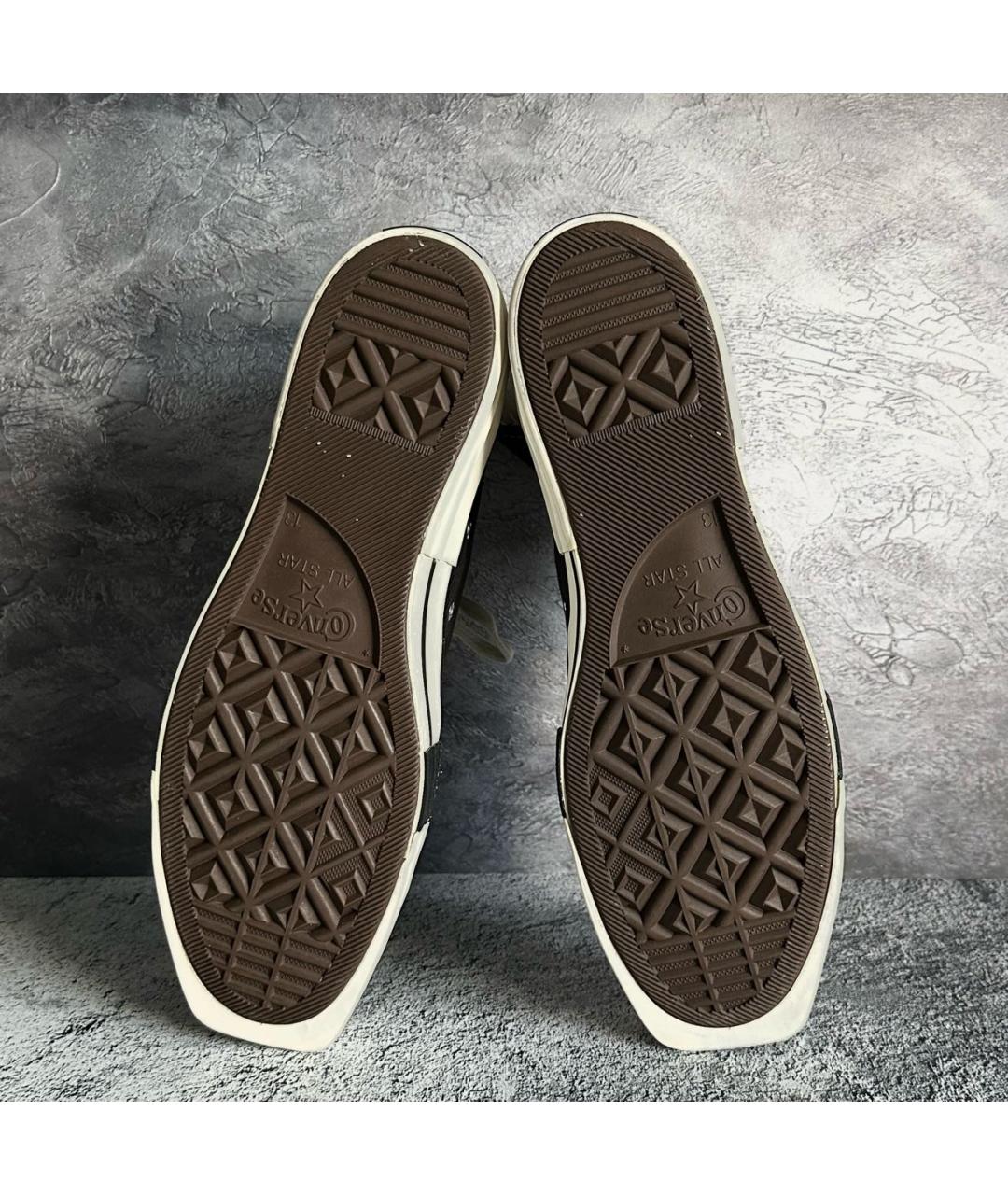 RICK OWENS DRKSHDW Черные высокие кроссовки / кеды, фото 6