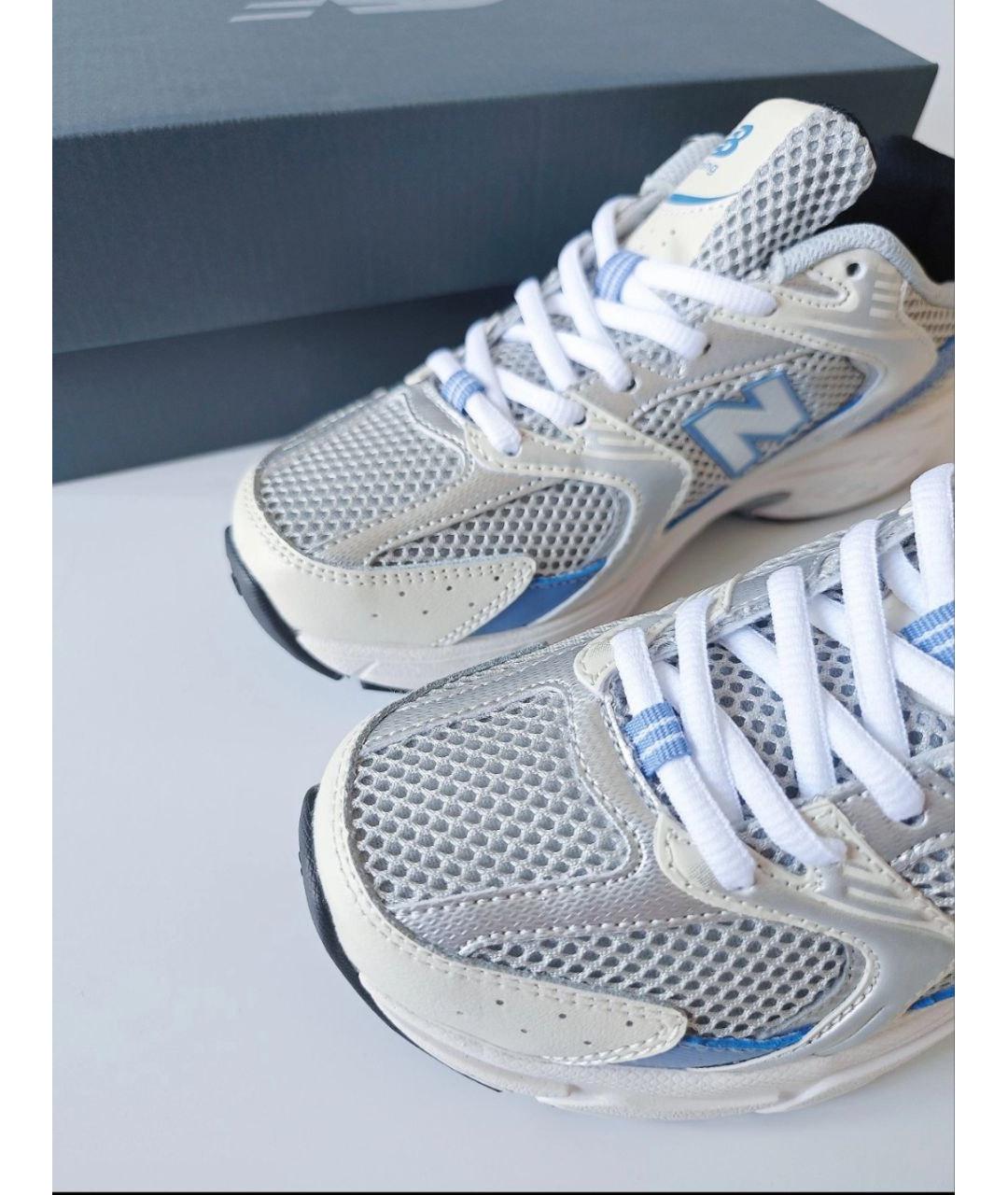 NEW BALANCE Серебряные кроссовки, фото 2