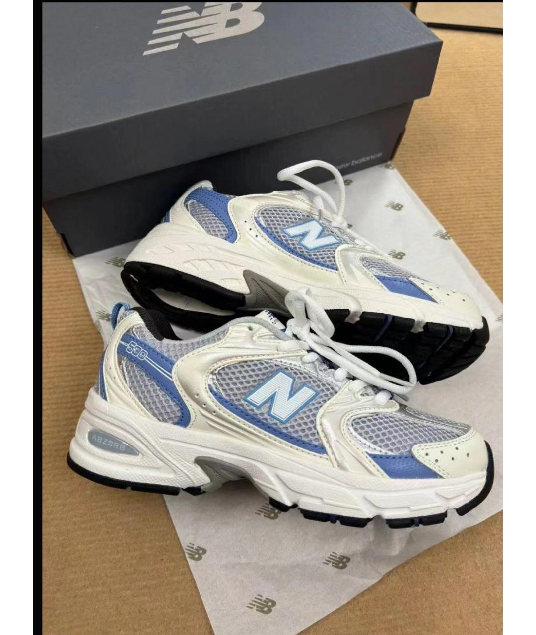 NEW BALANCE Серебряные кроссовки, фото 5