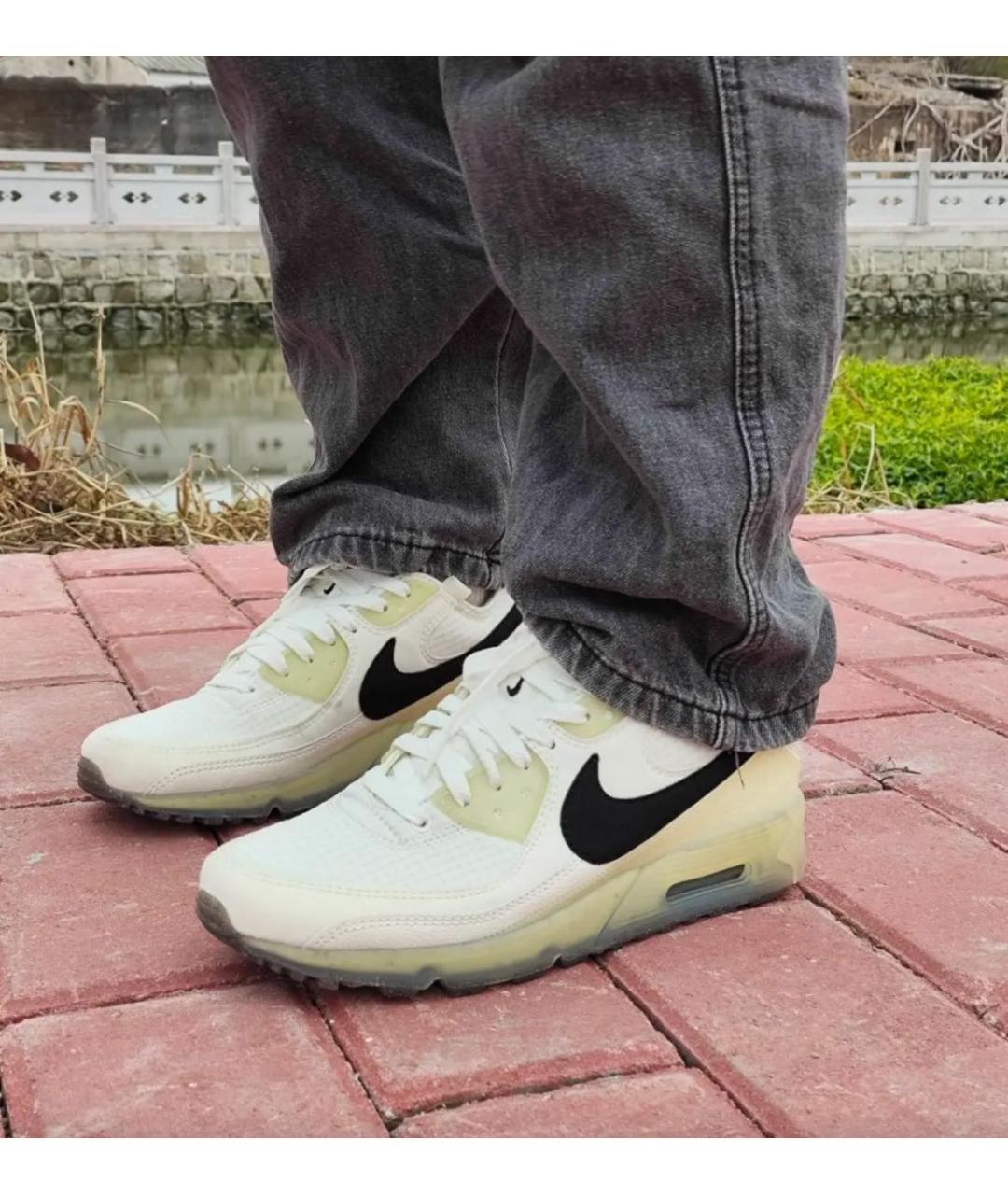 NIKE Бежевые низкие кроссовки / кеды, фото 5