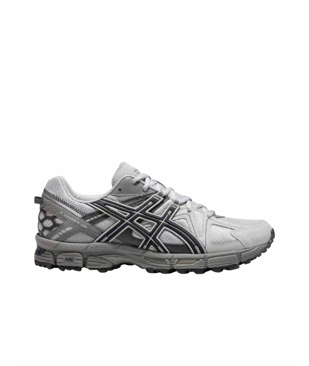 ASICS Антрацитовые текстильные низкие кроссовки / кеды, фото 1