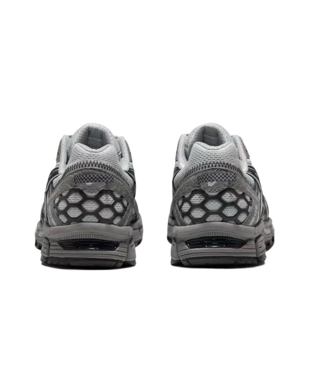 ASICS Антрацитовые текстильные низкие кроссовки / кеды, фото 4