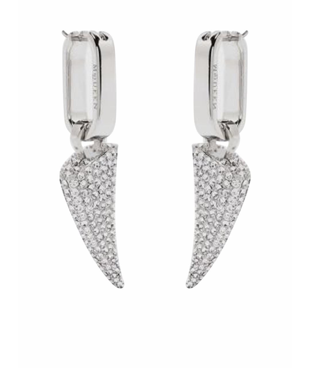 ALEXANDER MCQUEEN Серебряные металлические серьги, фото 1
