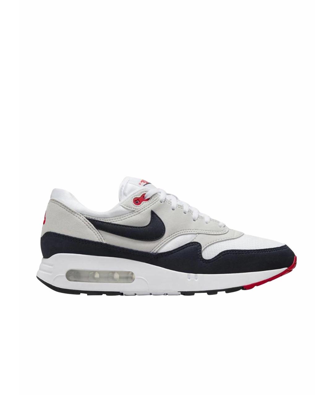 NIKE Белые замшевые низкие кроссовки / кеды, фото 1