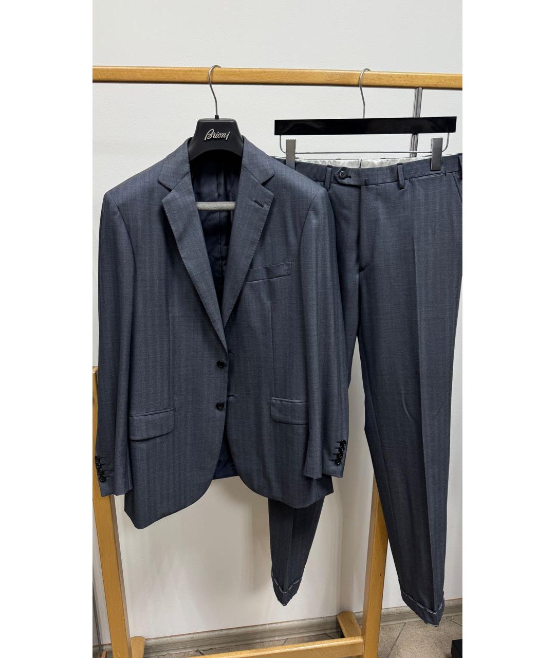 BRIONI Серый классический костюм, фото 3