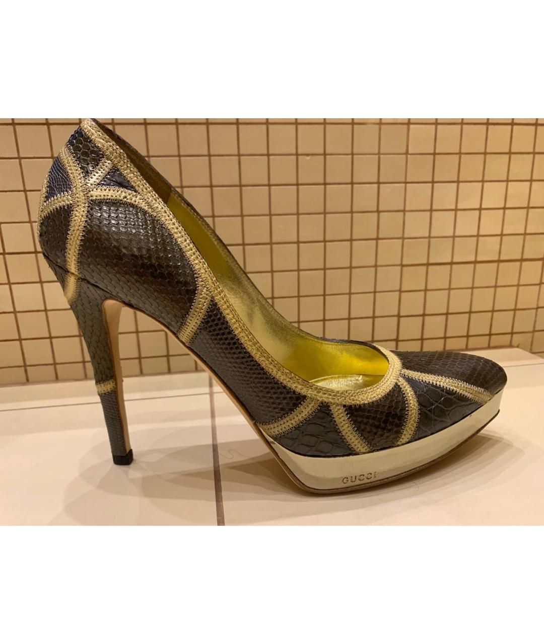 GUCCI Кожаные туфли, фото 8