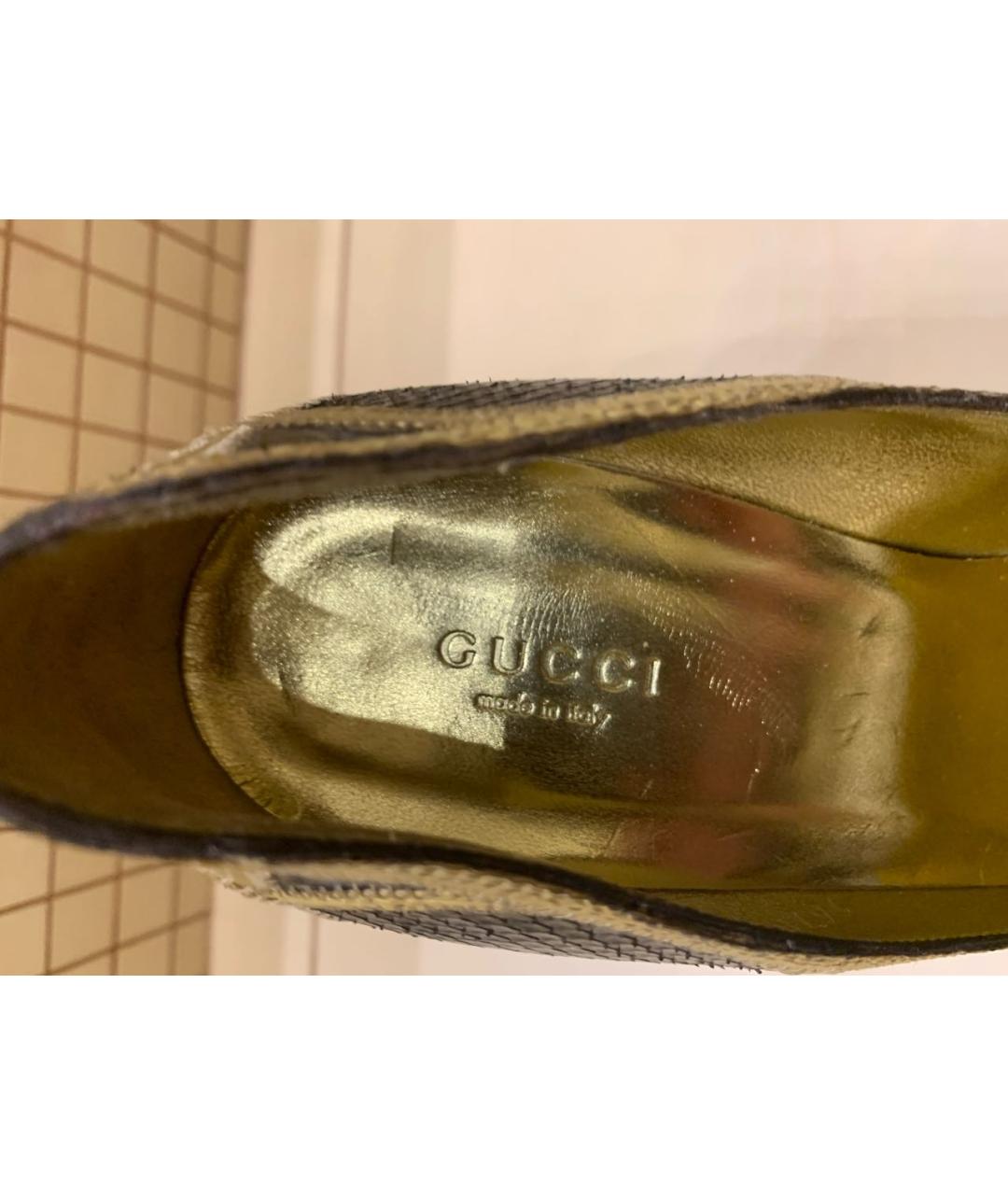GUCCI Кожаные туфли, фото 5