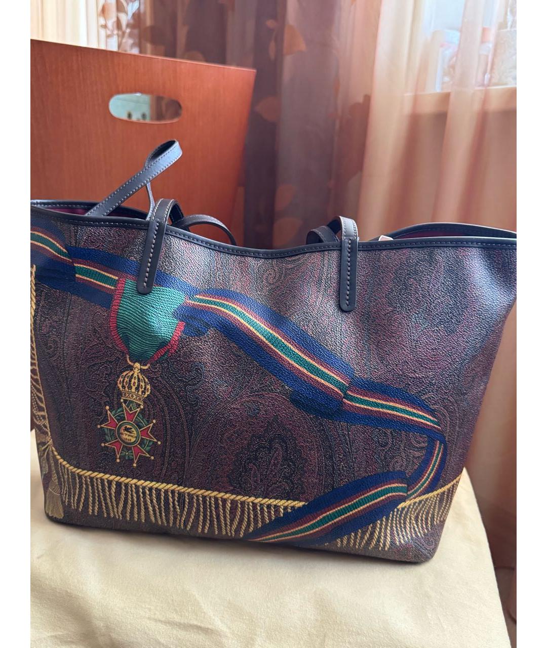 ETRO Мульти кожаная сумка тоут, фото 2