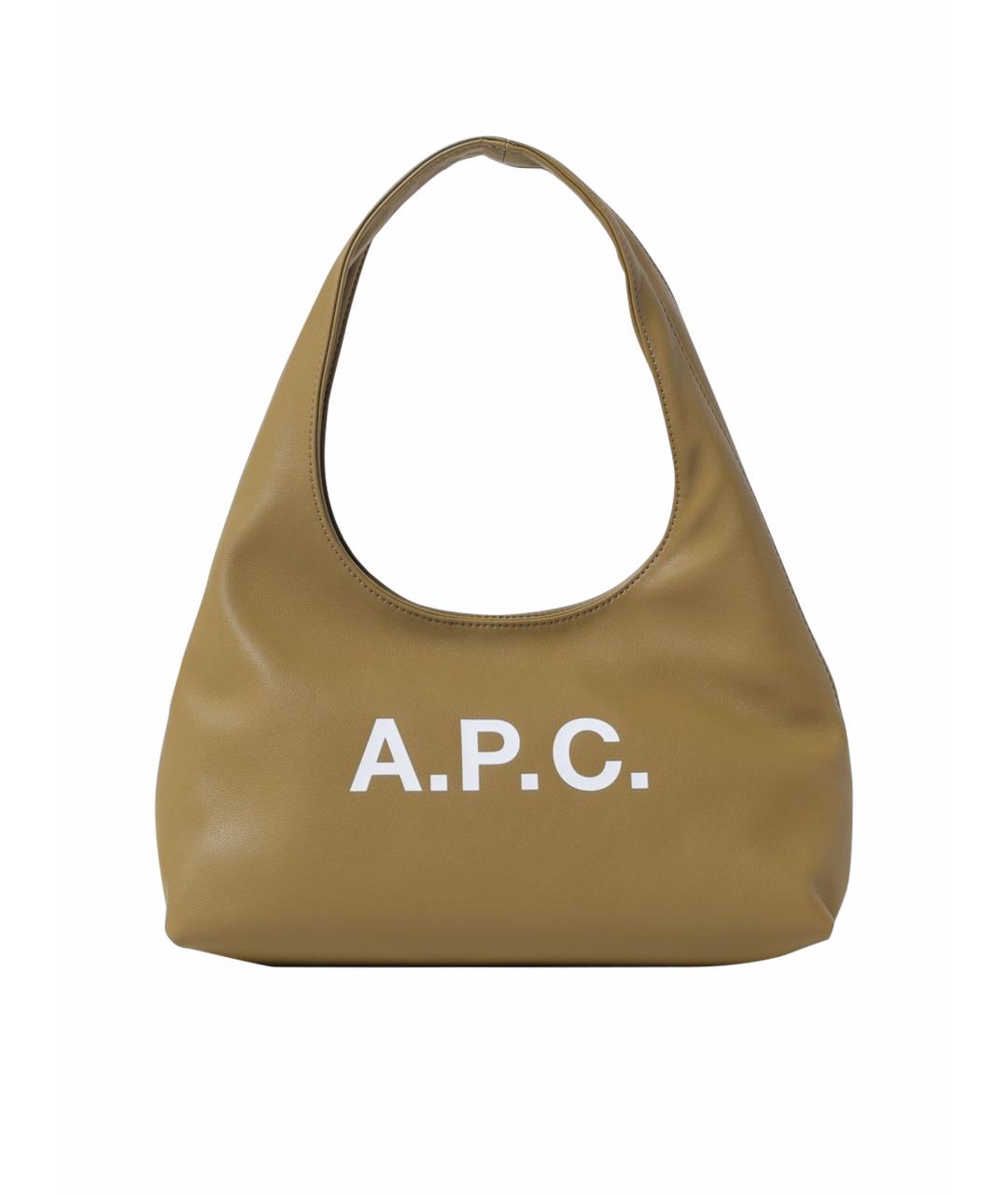 A.P.C. Хаки сумка через плечо из искусственной кожи, фото 1
