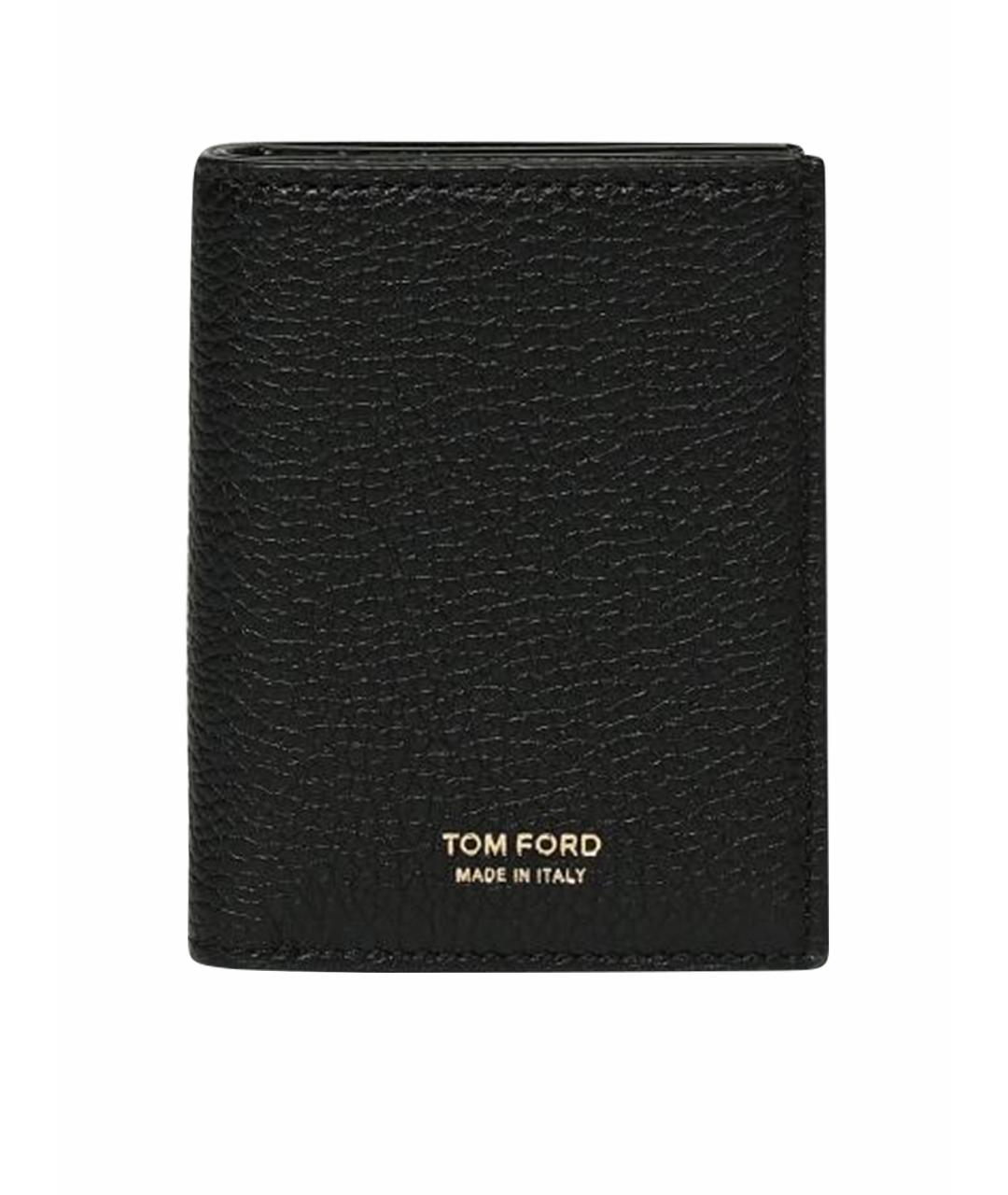 TOM FORD Черный кожаный кардхолдер, фото 1