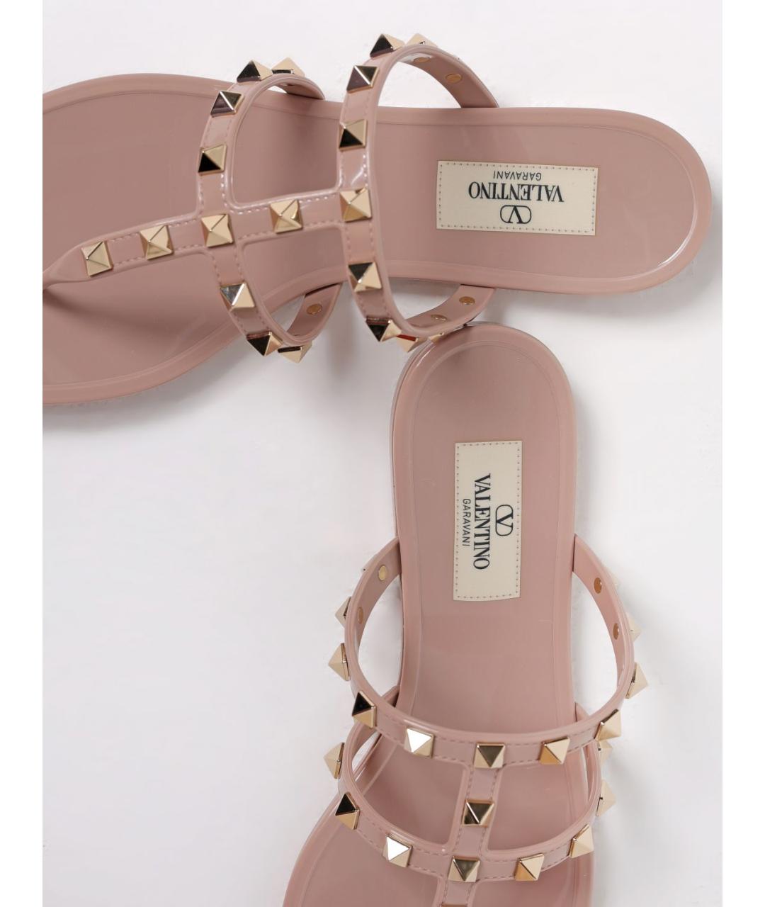 VALENTINO Розовые сандалии, фото 4