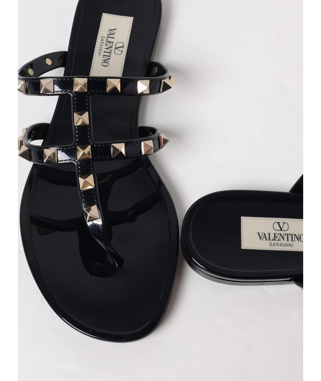 VALENTINO Черные сандалии, фото 4