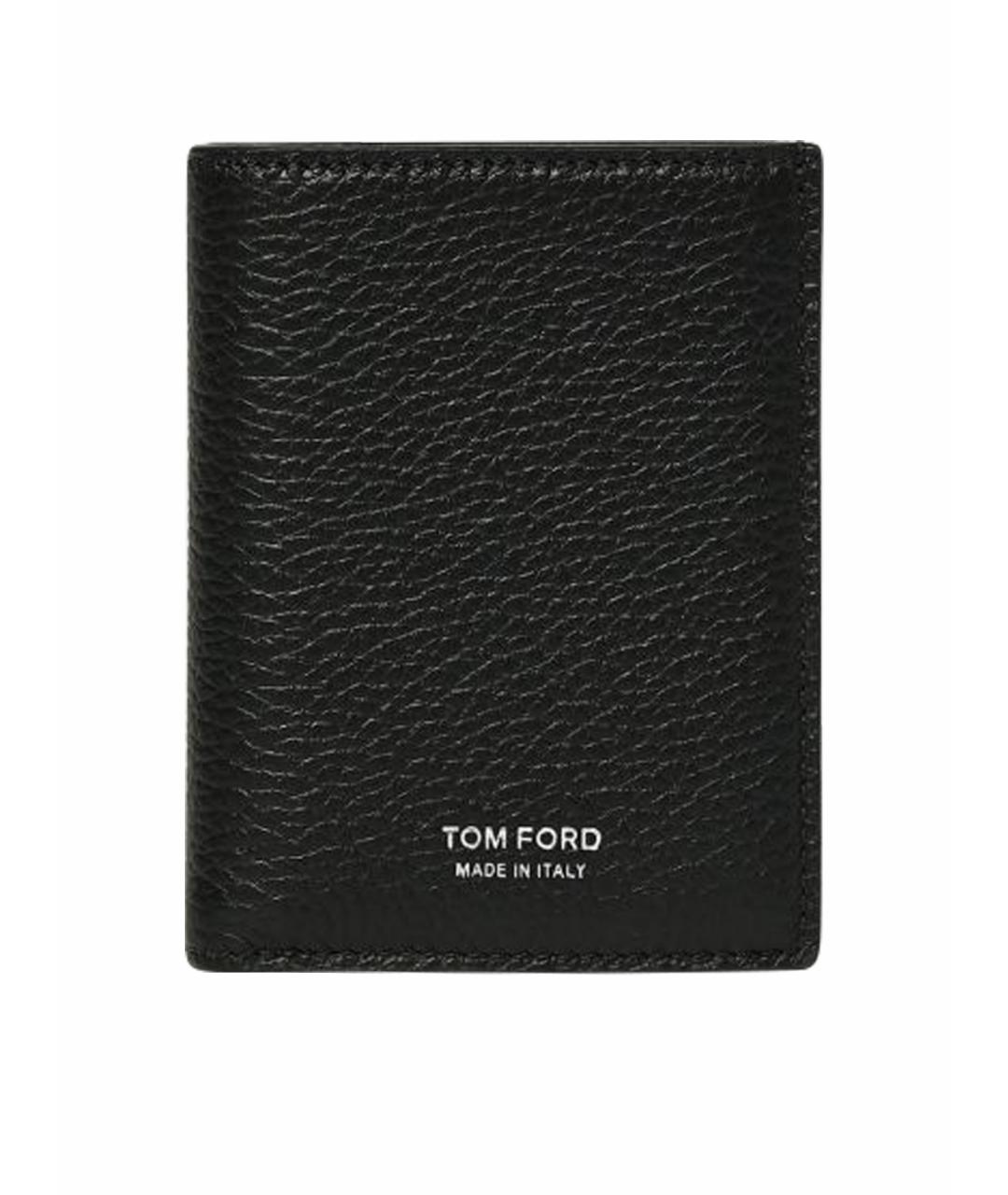 TOM FORD Черный кожаный кардхолдер, фото 1