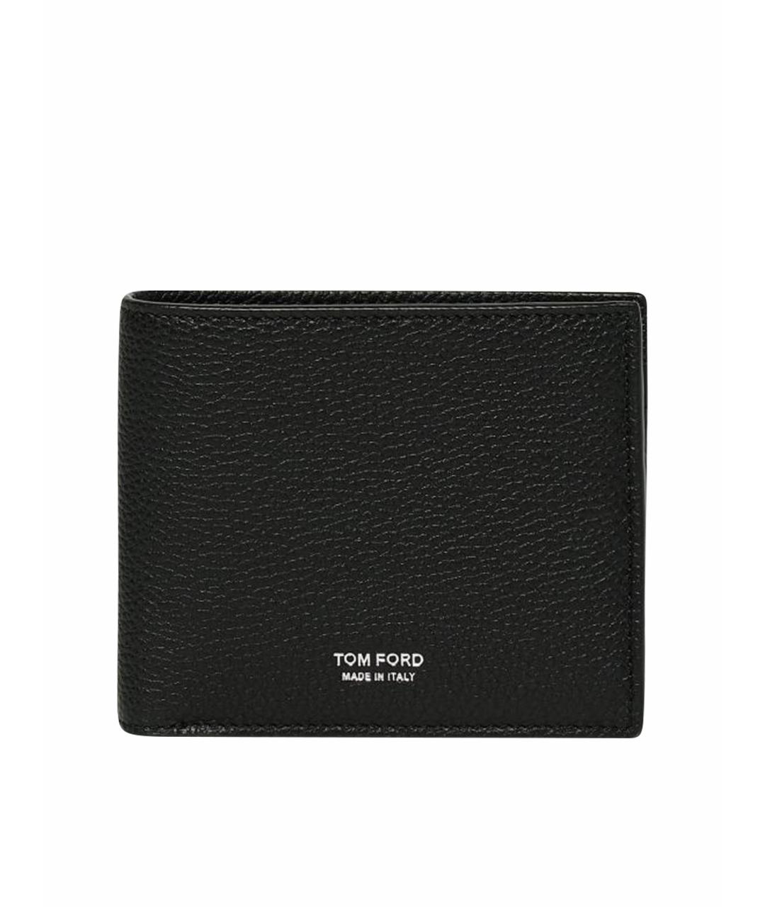 TOM FORD Черный кожаный кошелек, фото 1