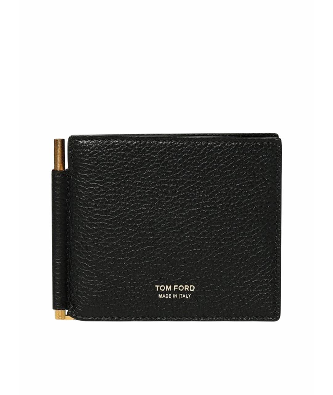 TOM FORD Черный кожаный кардхолдер, фото 1