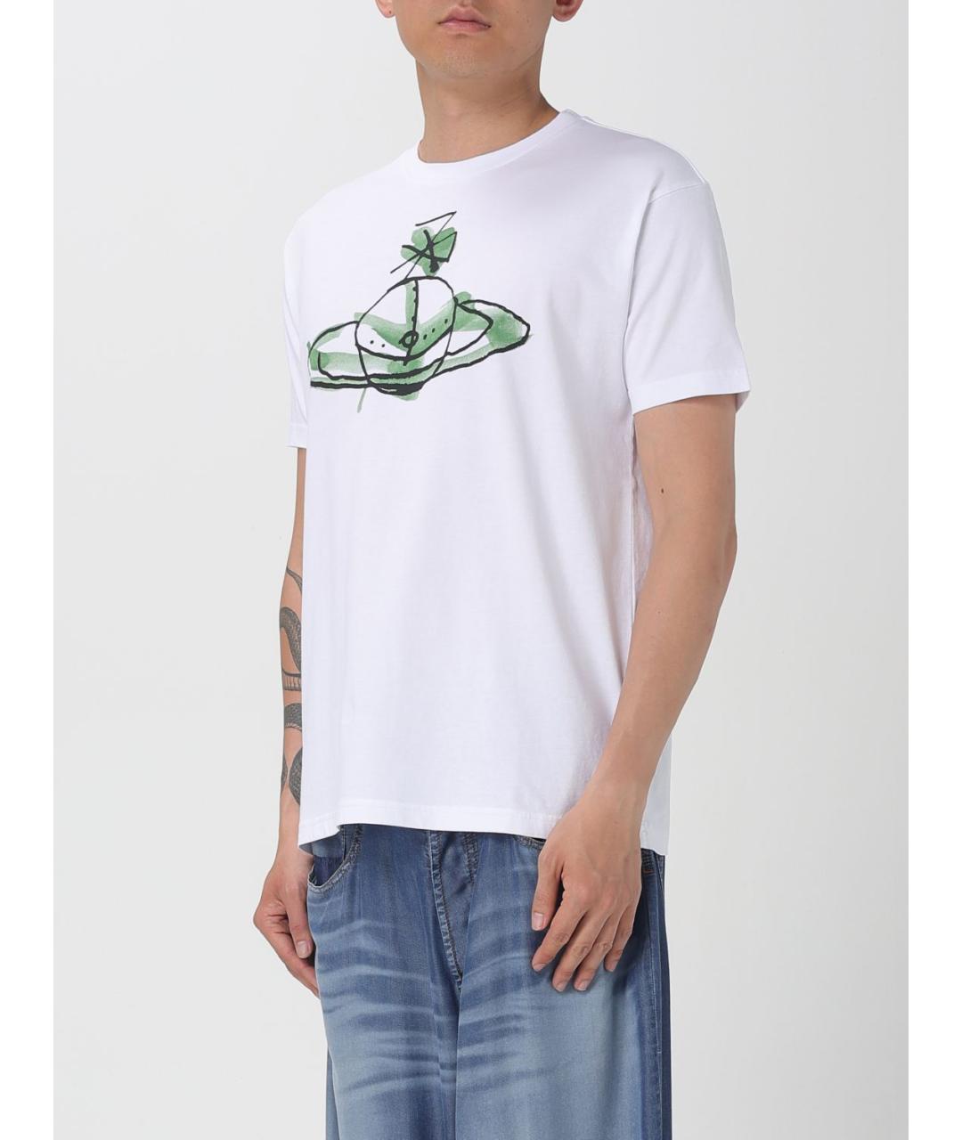 VIVIENNE WESTWOOD Белая футболка, фото 4